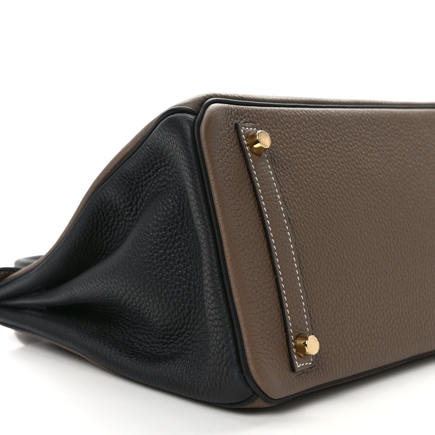 Togo Horseshoe Birkin 30 Black Etoupe