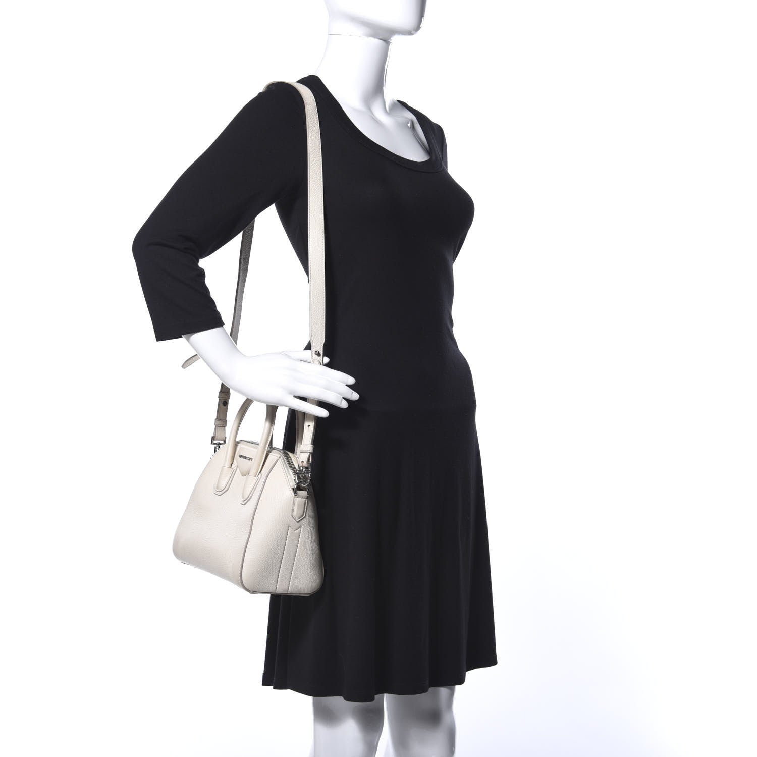 Givenchy Sugar Goatskin Small Antigona Off White 2 of 13