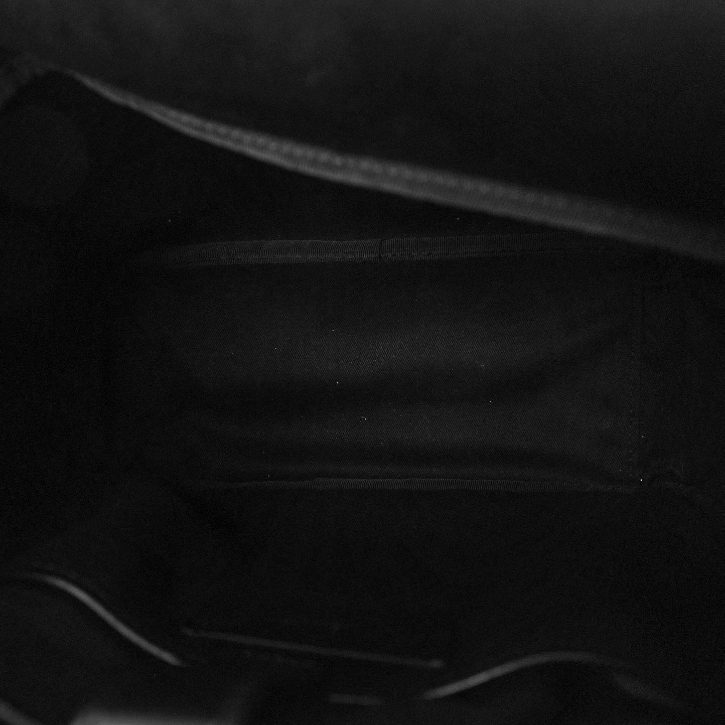 Coated Canvas Calfskin La Greca Signature Backpack Black Grey