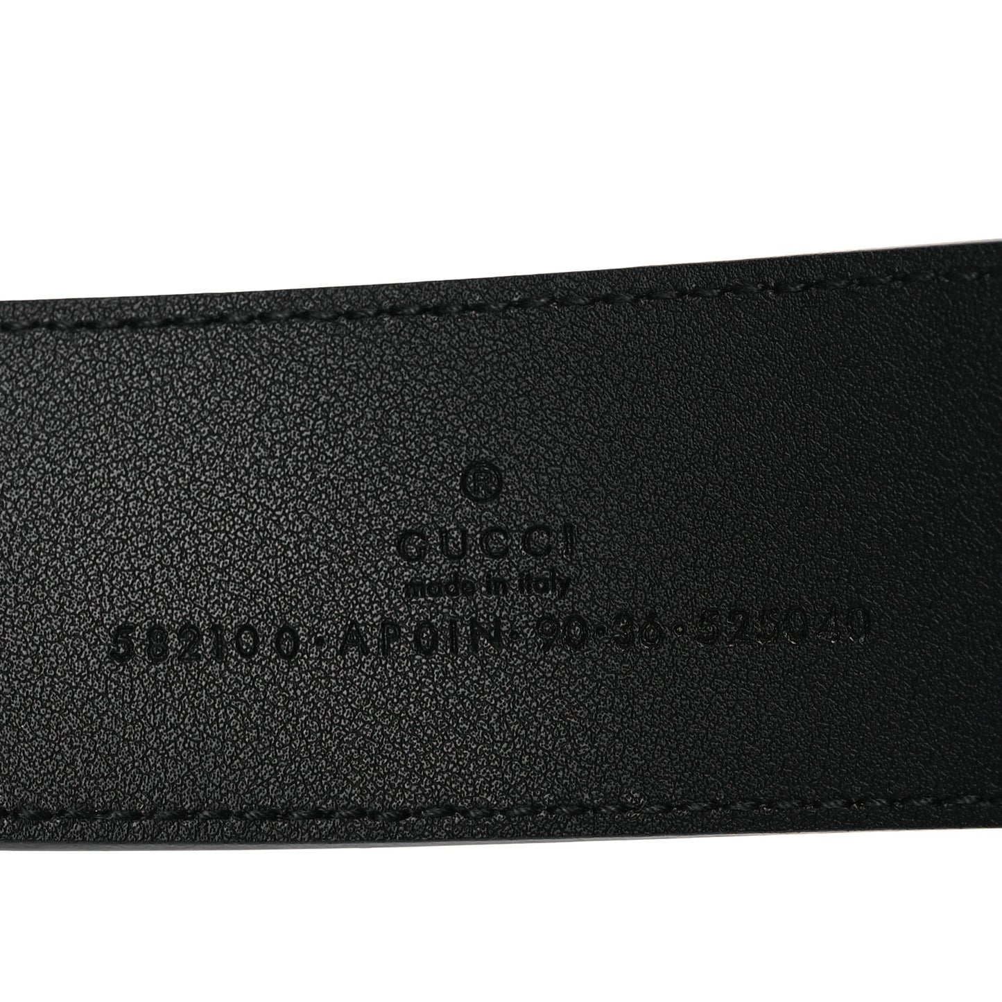 Calfskin Crystal Double G 40mm Belt 90 36 Black