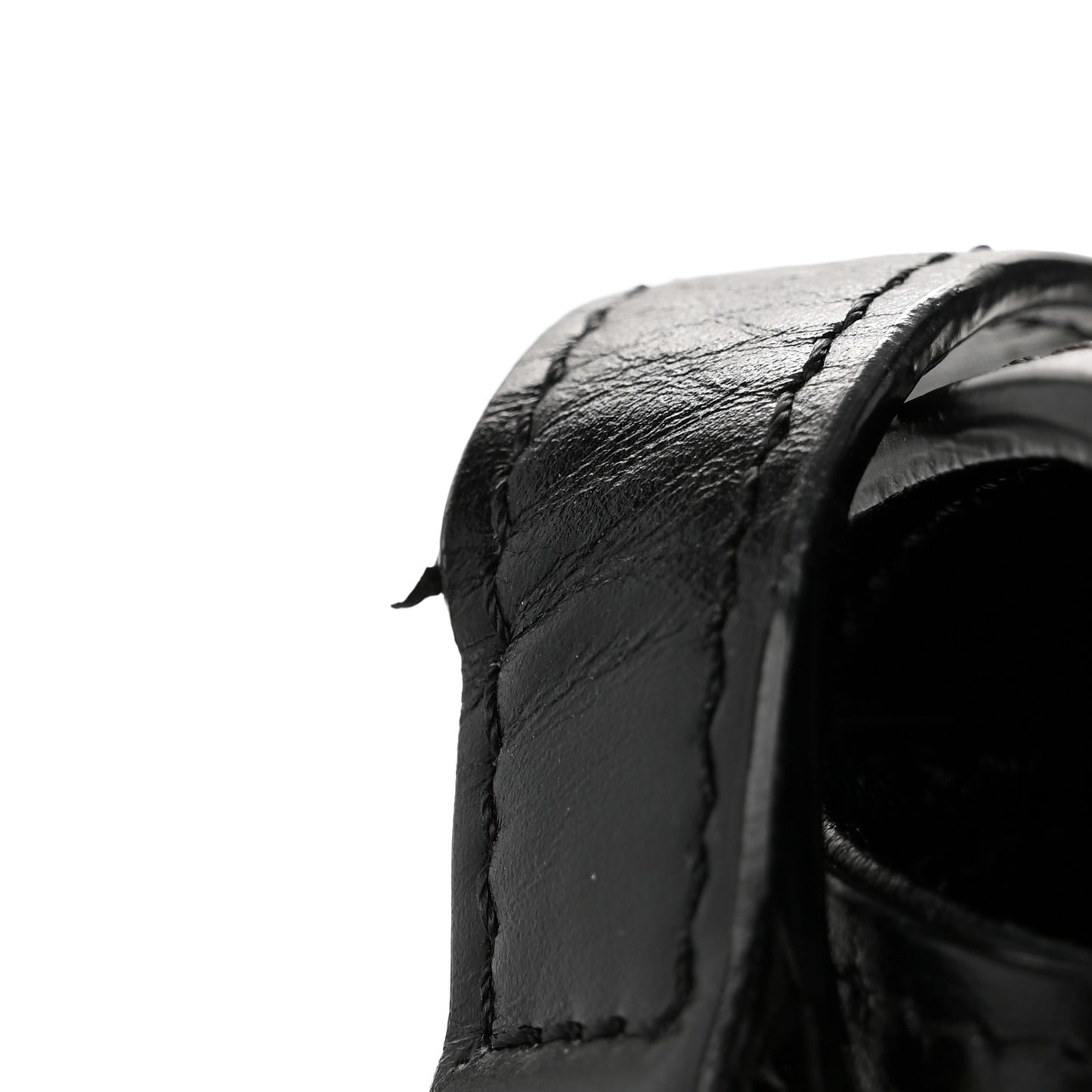 Shiny Calfskin Teen Triomphe Black