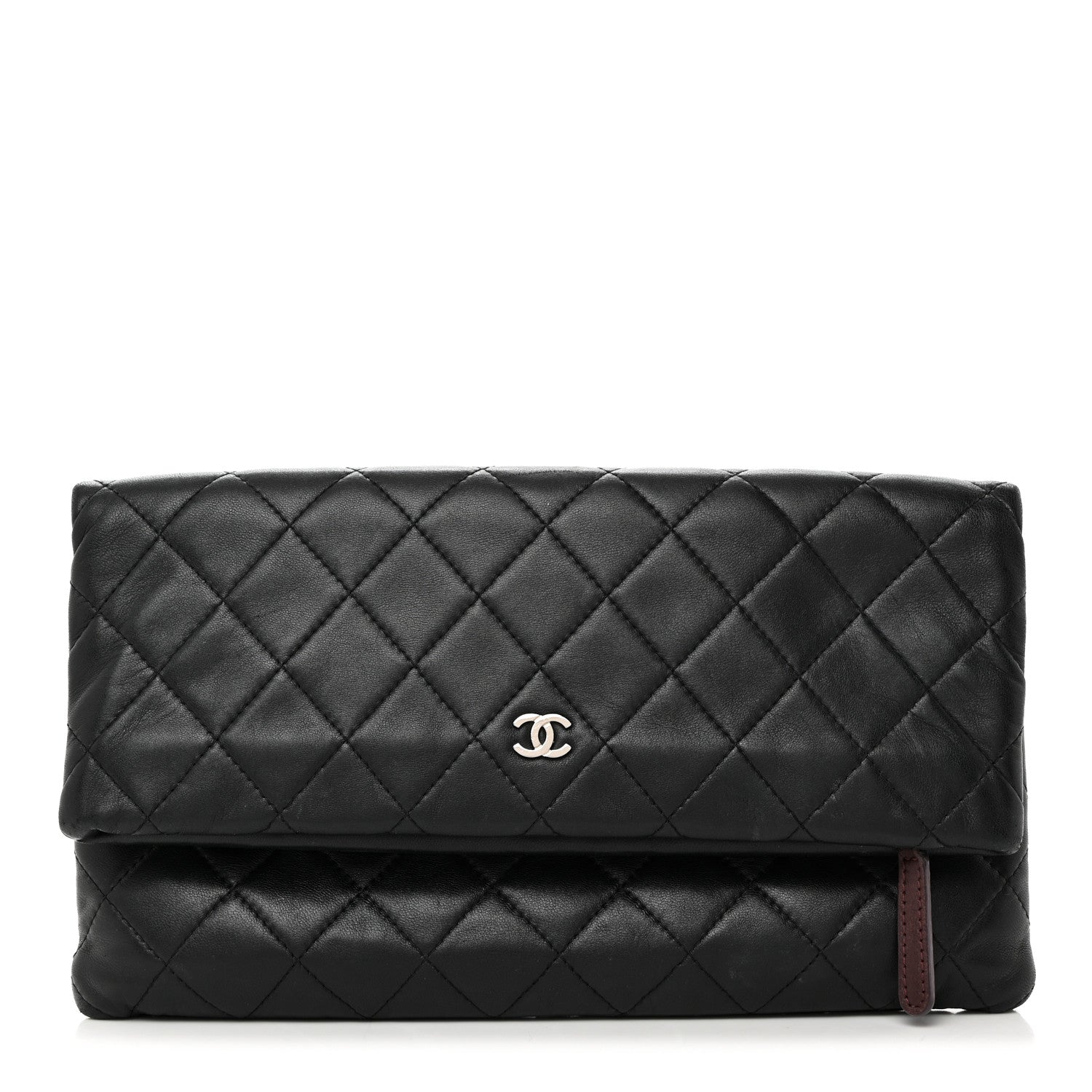 Chanel Lambskin Quilted CC Beauty Clutch Black 1 of 8