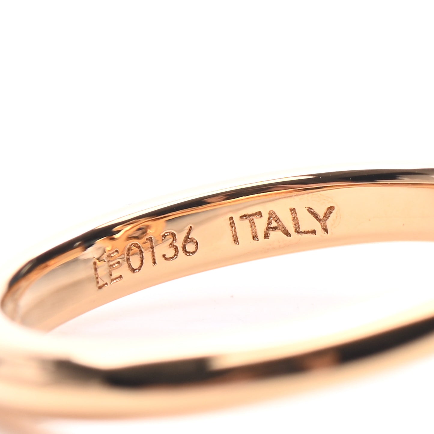 LV And Me Ampersand Ring 5.5 Gold