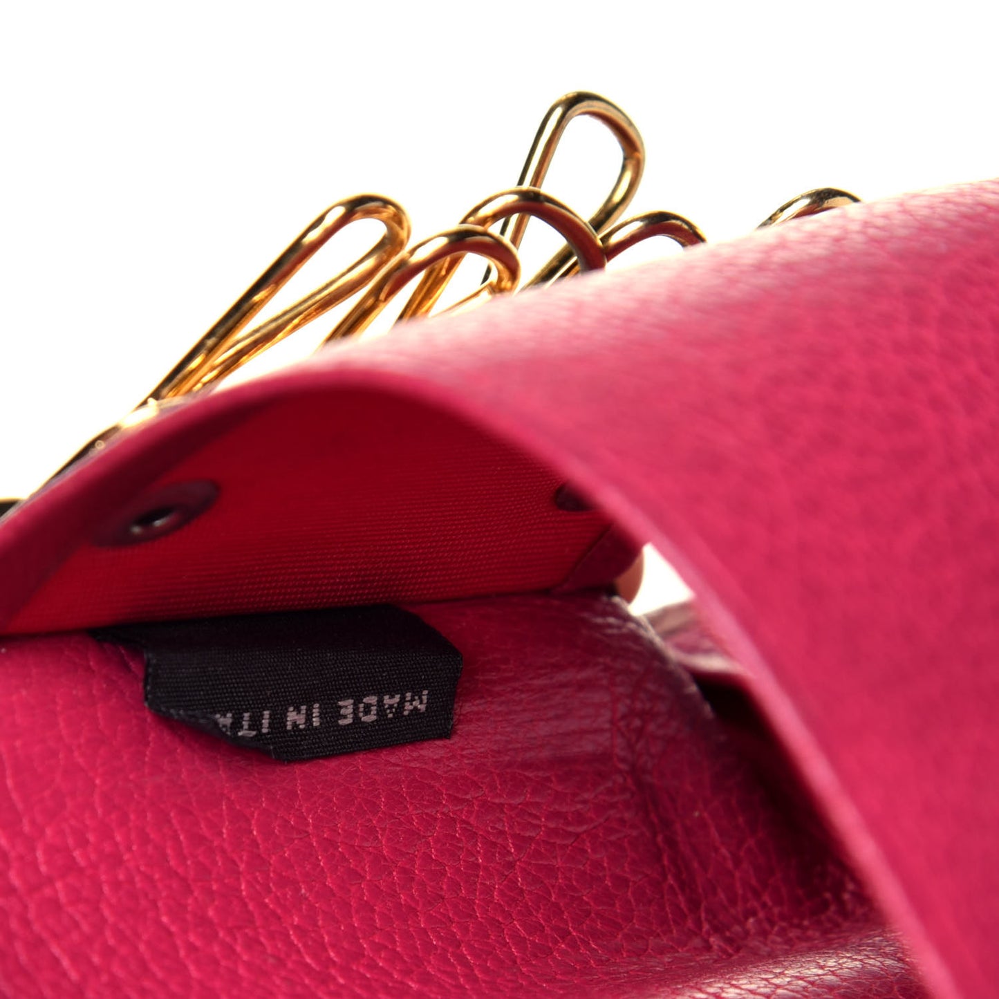 Madras Bicolore 6 Key Holder Rosa Peonia