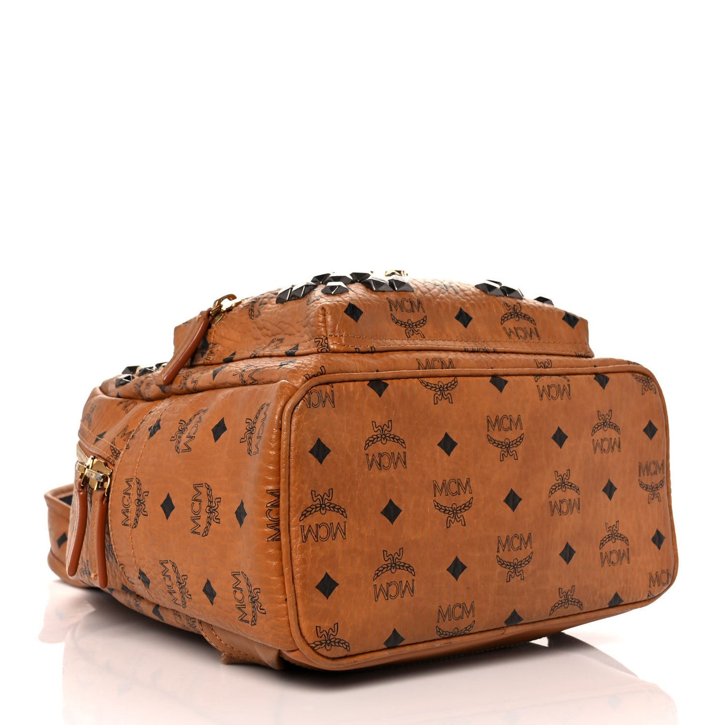 Visetos Studded Small Stark M Backpack Cognac