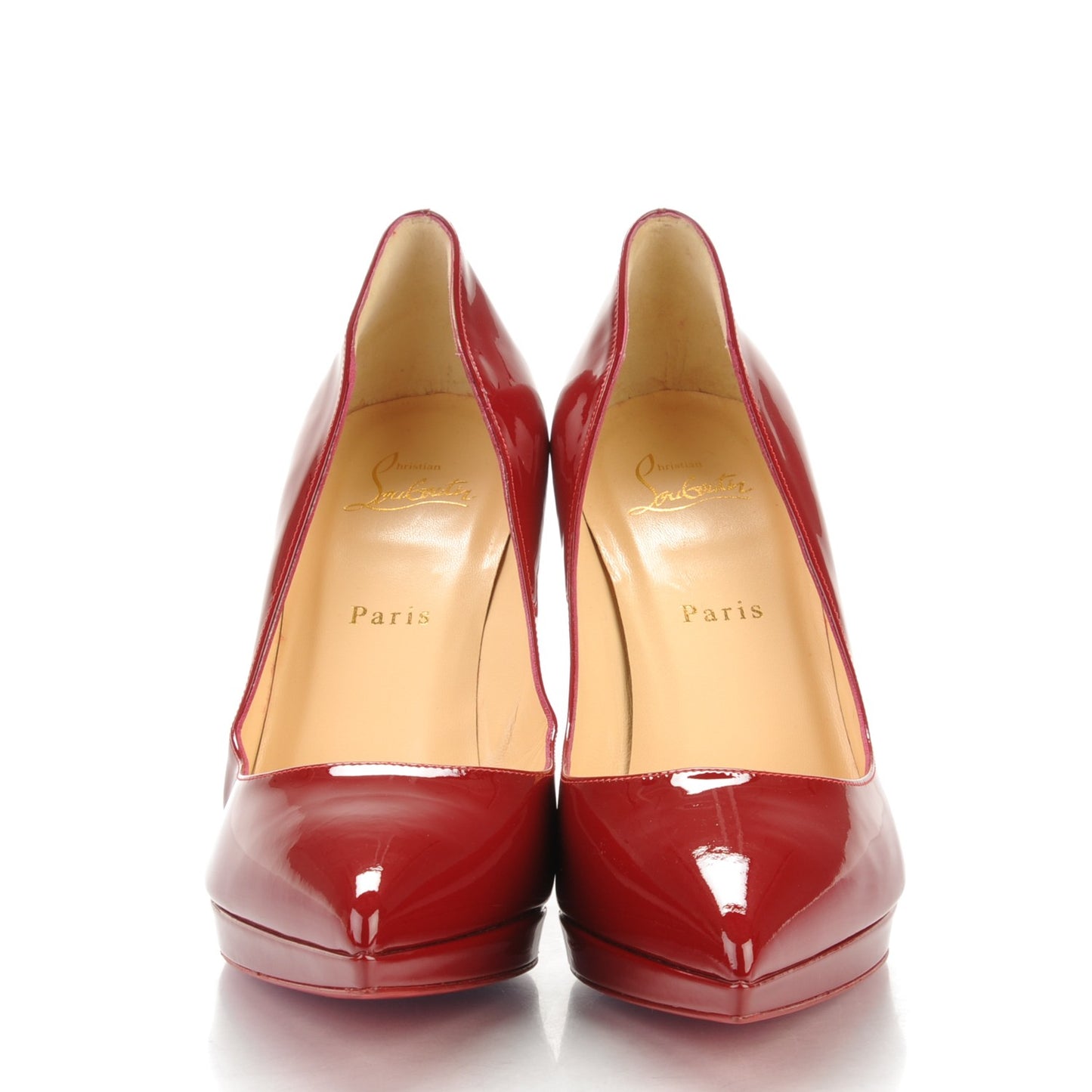 Patent Pigalle Plato 100 Pumps 40 Carmine