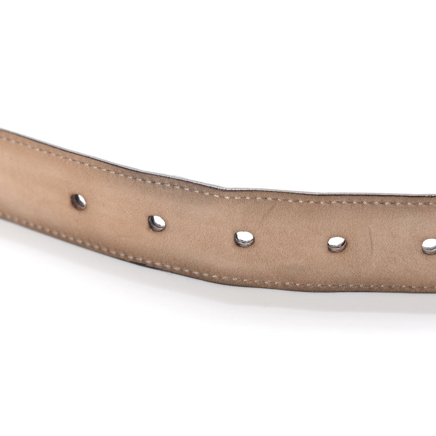 Calfskin Bamboo Buckle Belt 80 32 Black