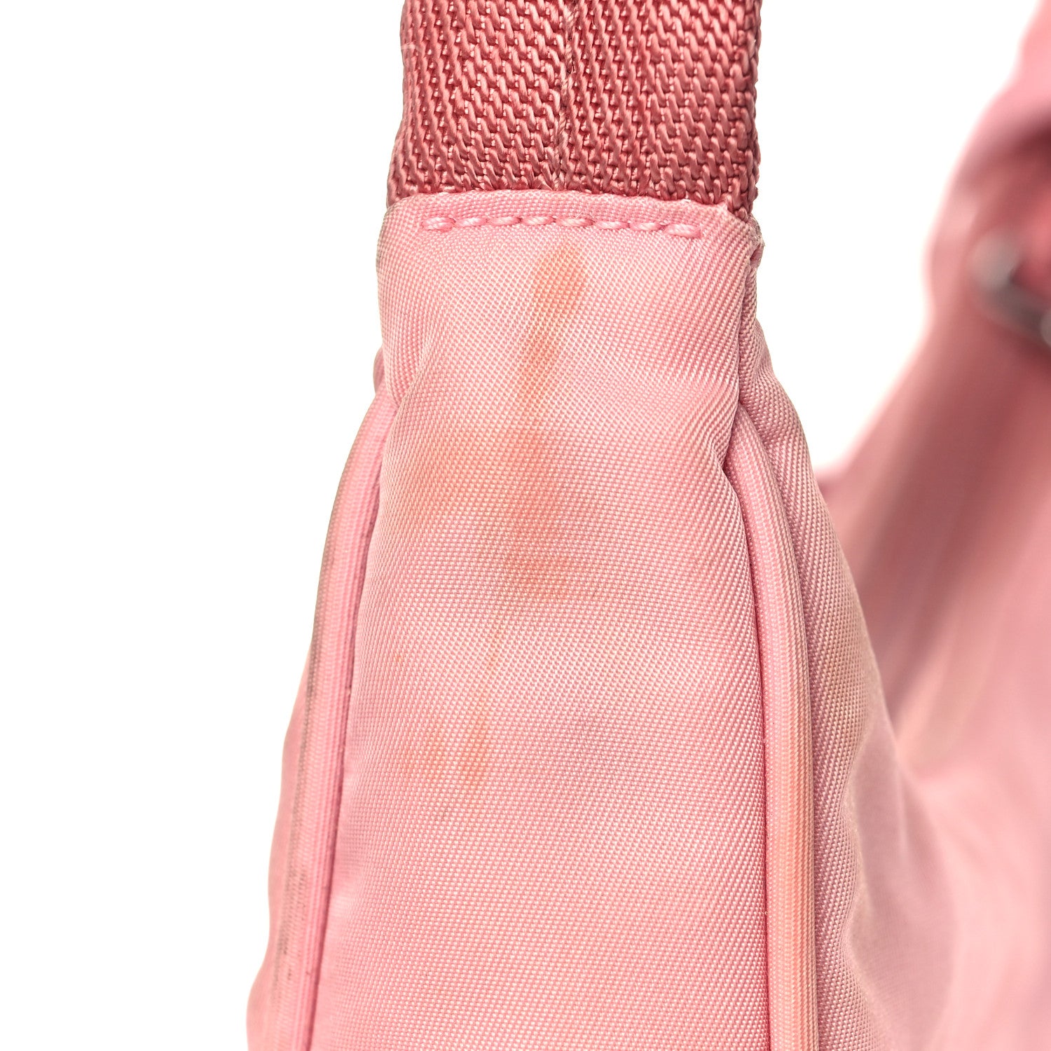 Prada Tessuto Nylon Saffiano Mini Re-Edition 2000 Bag Rosa 11 of 14