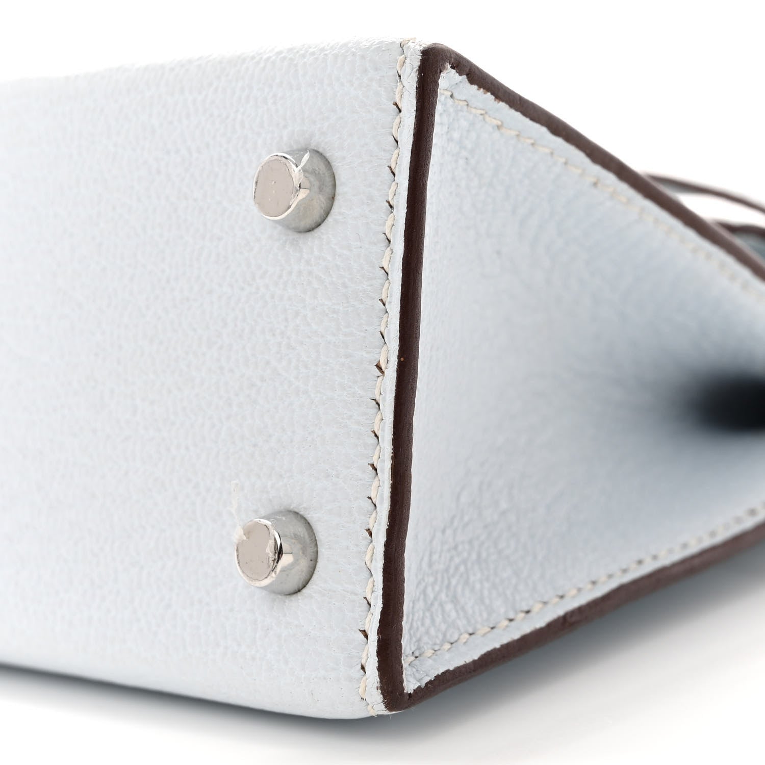 Hermes Chevre Mysore Mini Kelly Sellier 20 Bleu Brume 10 of 17