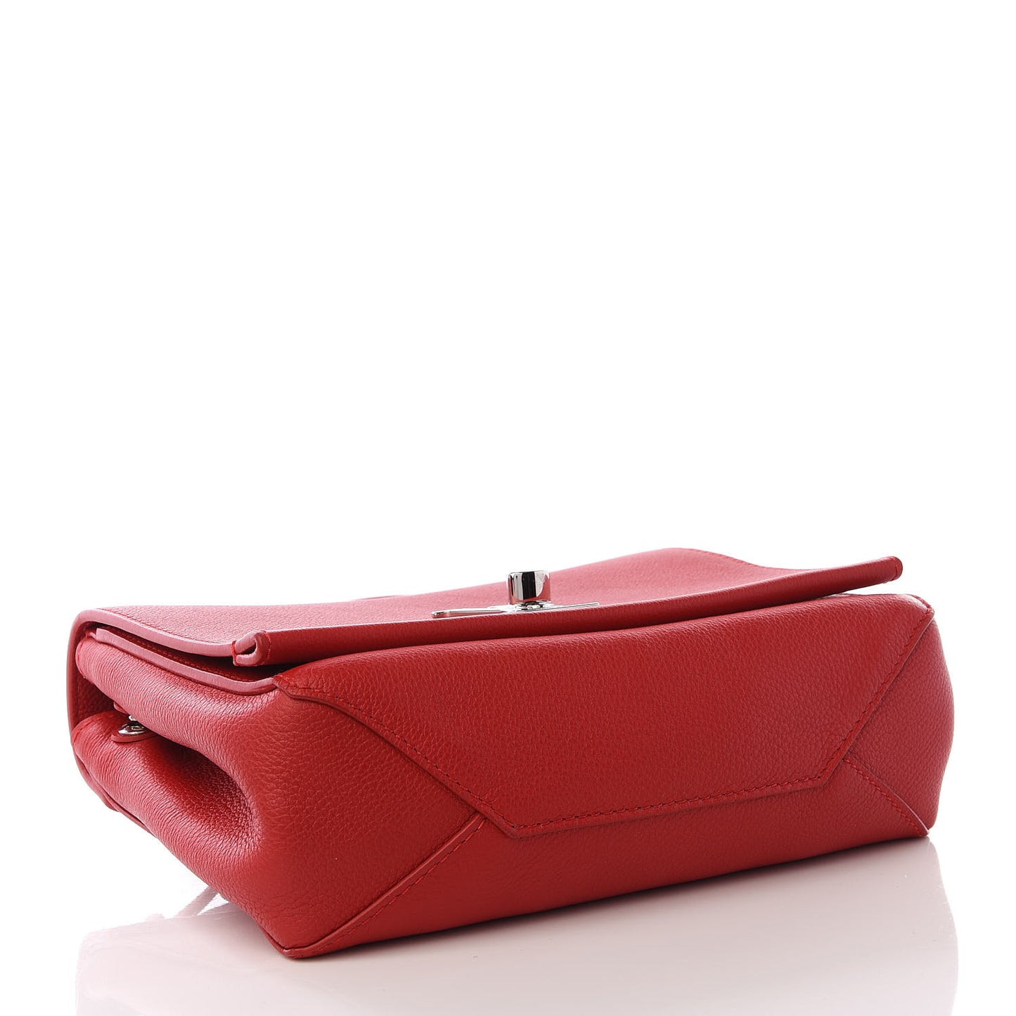 Calfskin Lockme II Chain Bag BB Rubis