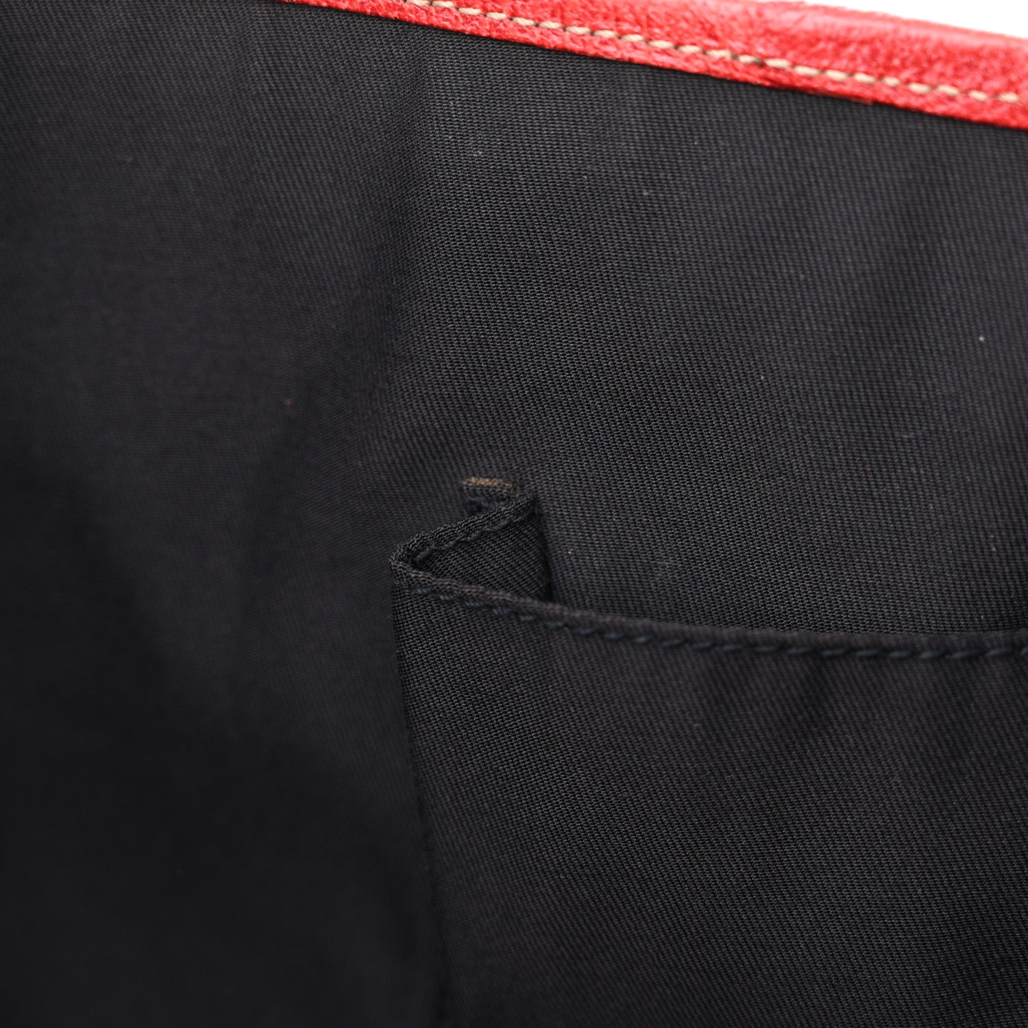 Gucci Monogram Medium Jolicoeur Tote Navy Red 11 of 12