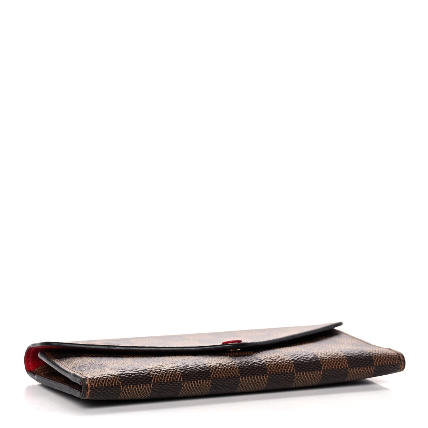 Damier Ebene Josephine Wallet Red
