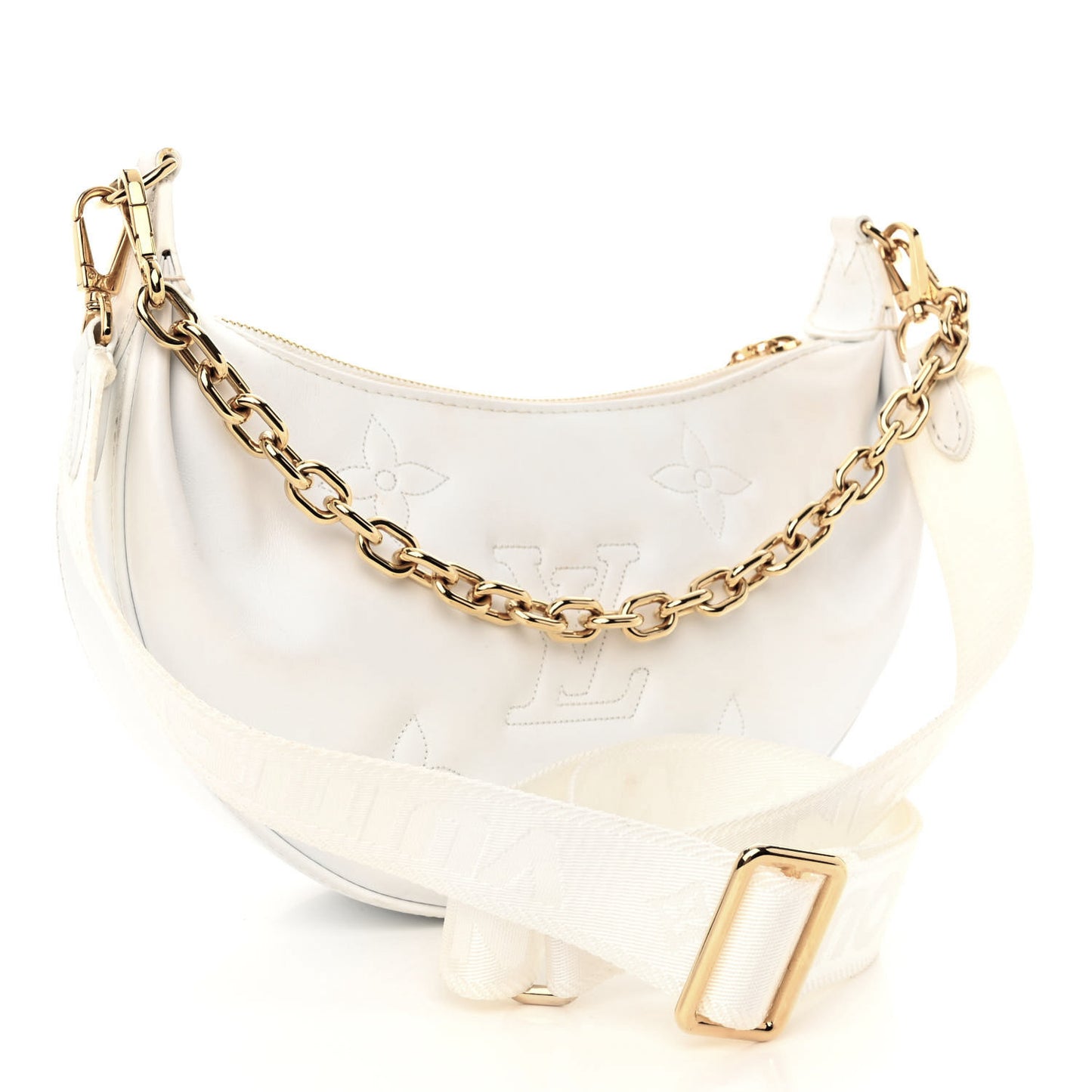 LOUIS VUITTON Calfskin Bubblegram Over The Moon Snow