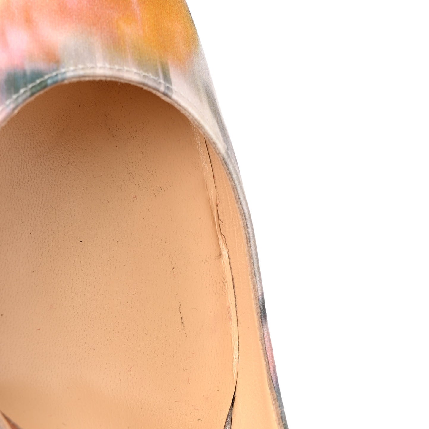 Satin Impressioniste Iriza 100 Pumps 39.5 Multicolor