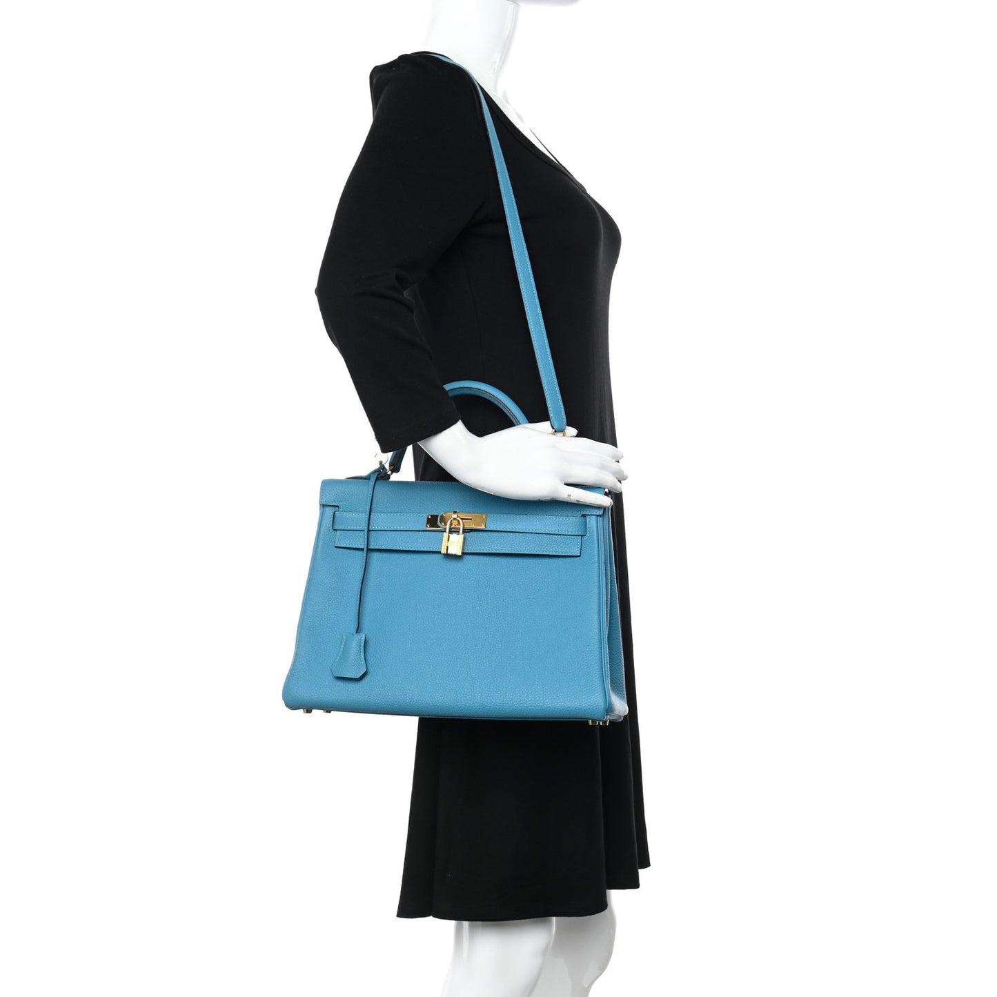 Togo Kelly Retourne 32 Turquoise