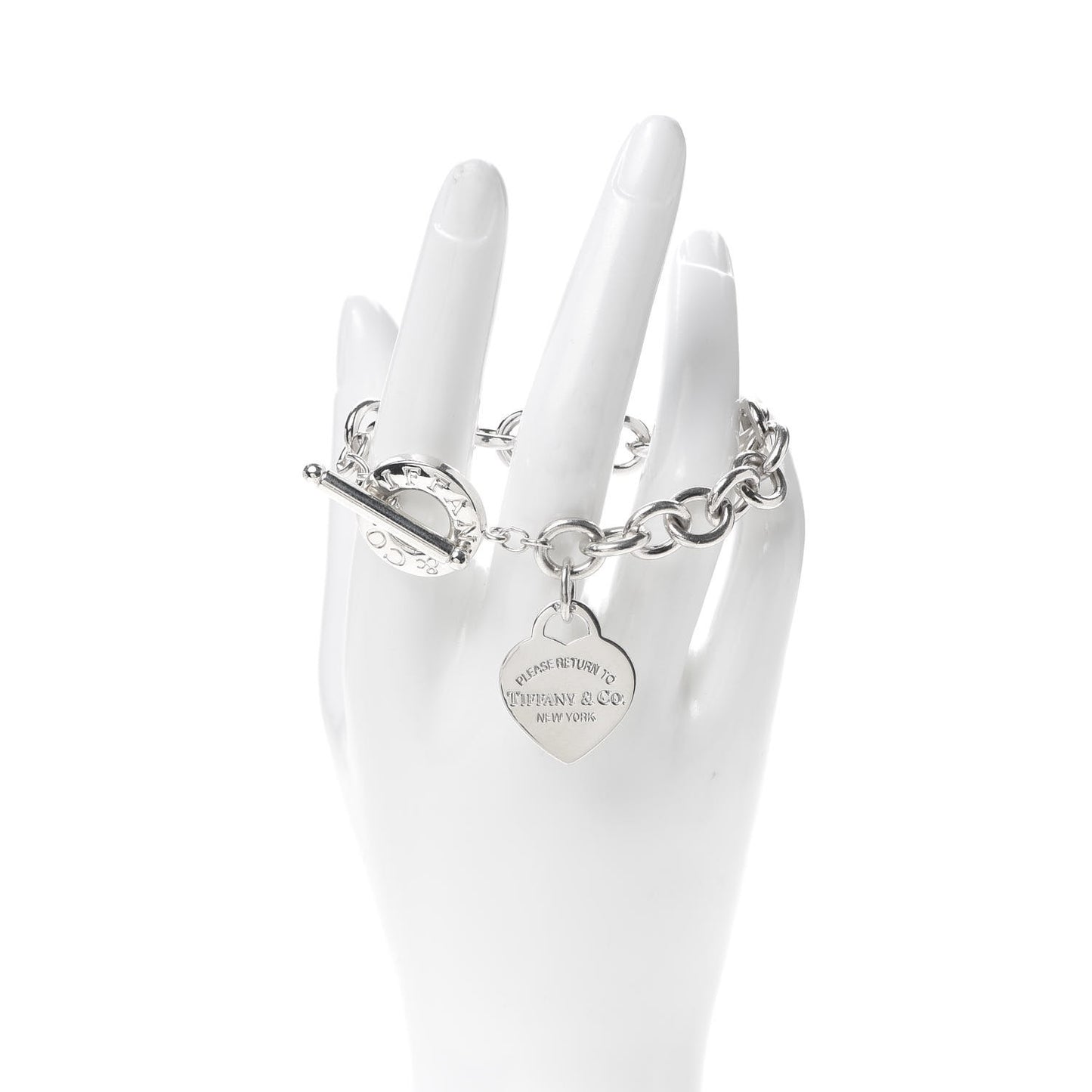 Sterling Silver Return to Tiffany Heart Tag Toggle Bracelet