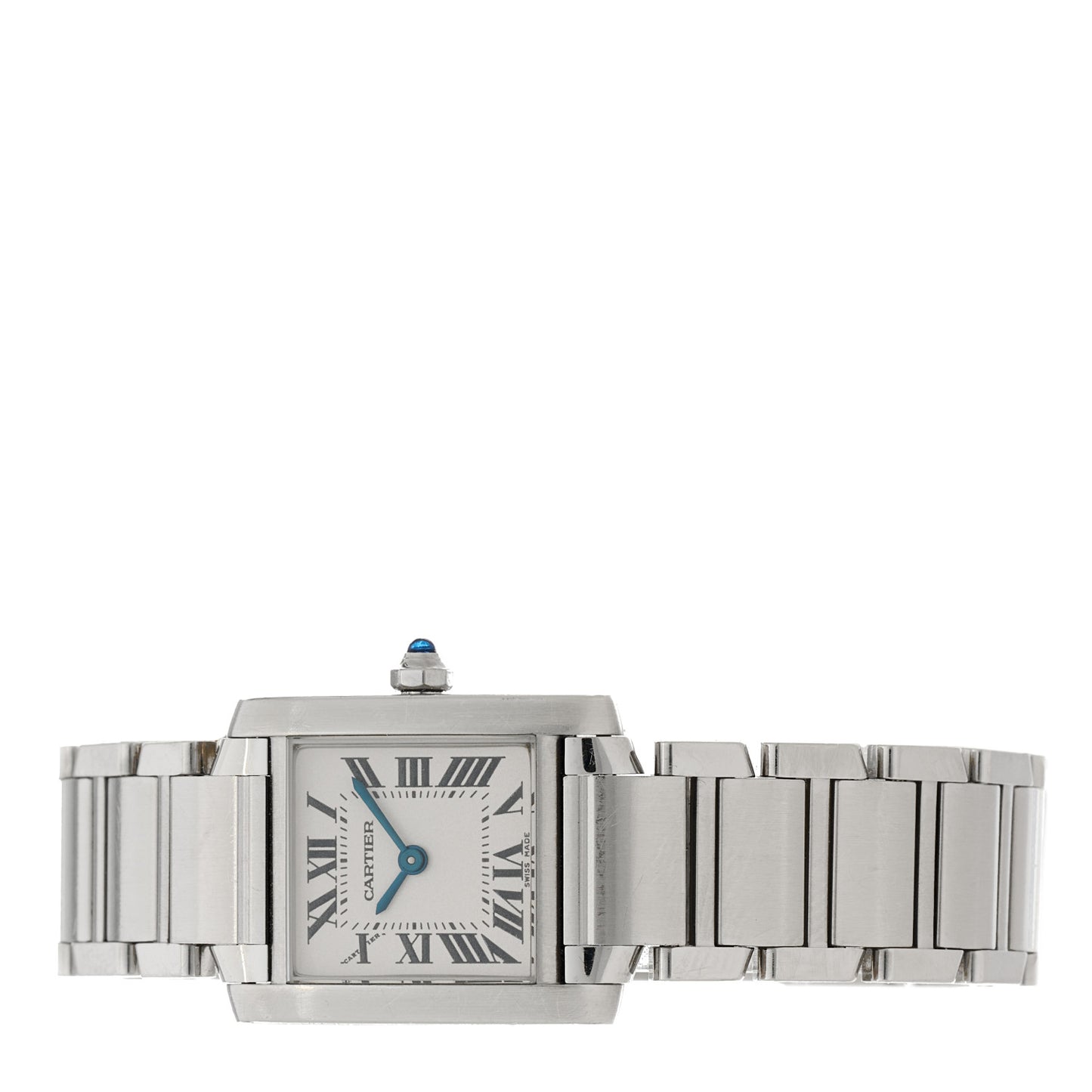 Stainless Steel 20mm Tank Francaise Quartz Watch