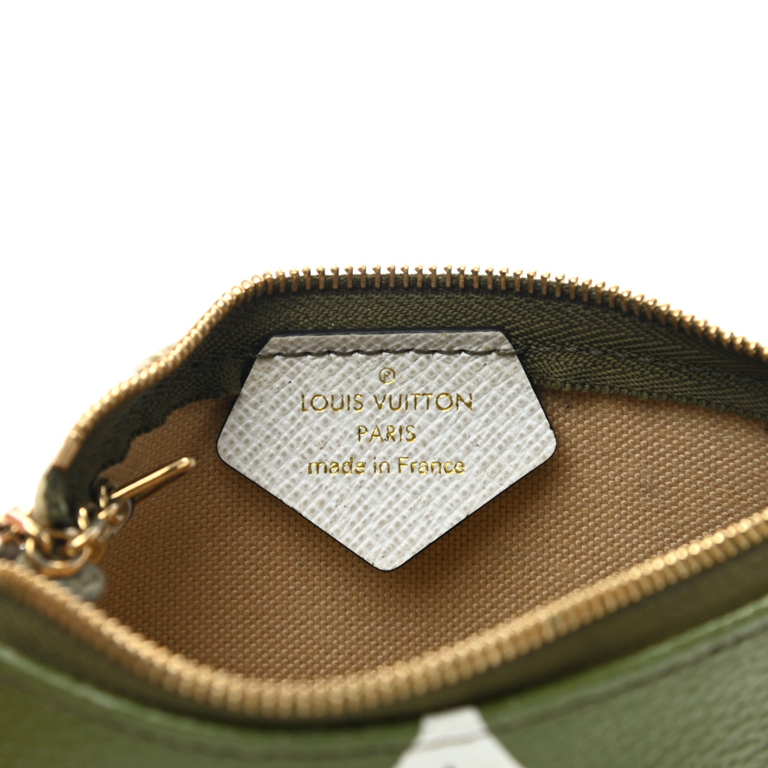 Louis Vuitton Monogram Giant Micro Pochette Accessories Kaki White 6 of 8