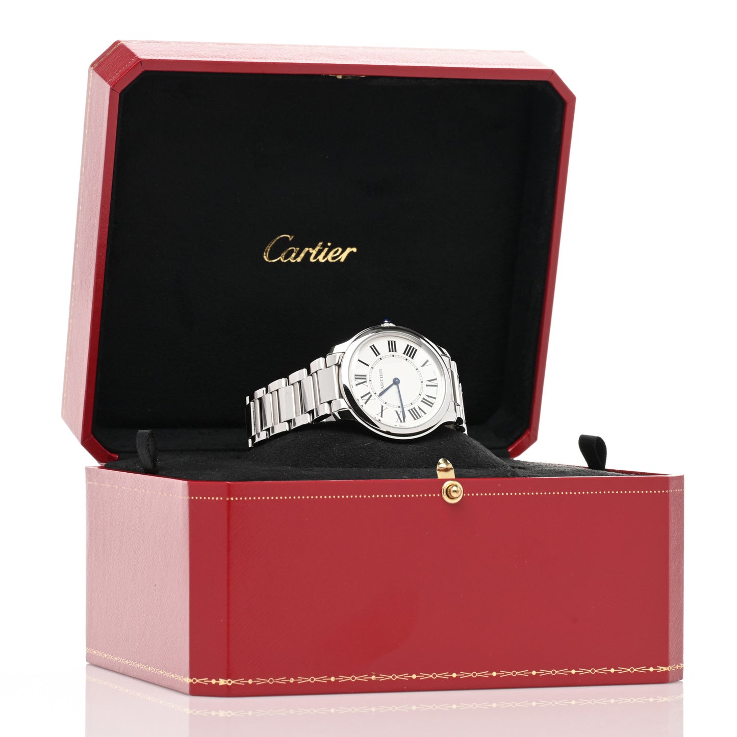 Stainless Steel 36mm Ronde Must de Cartier Quartz Watch