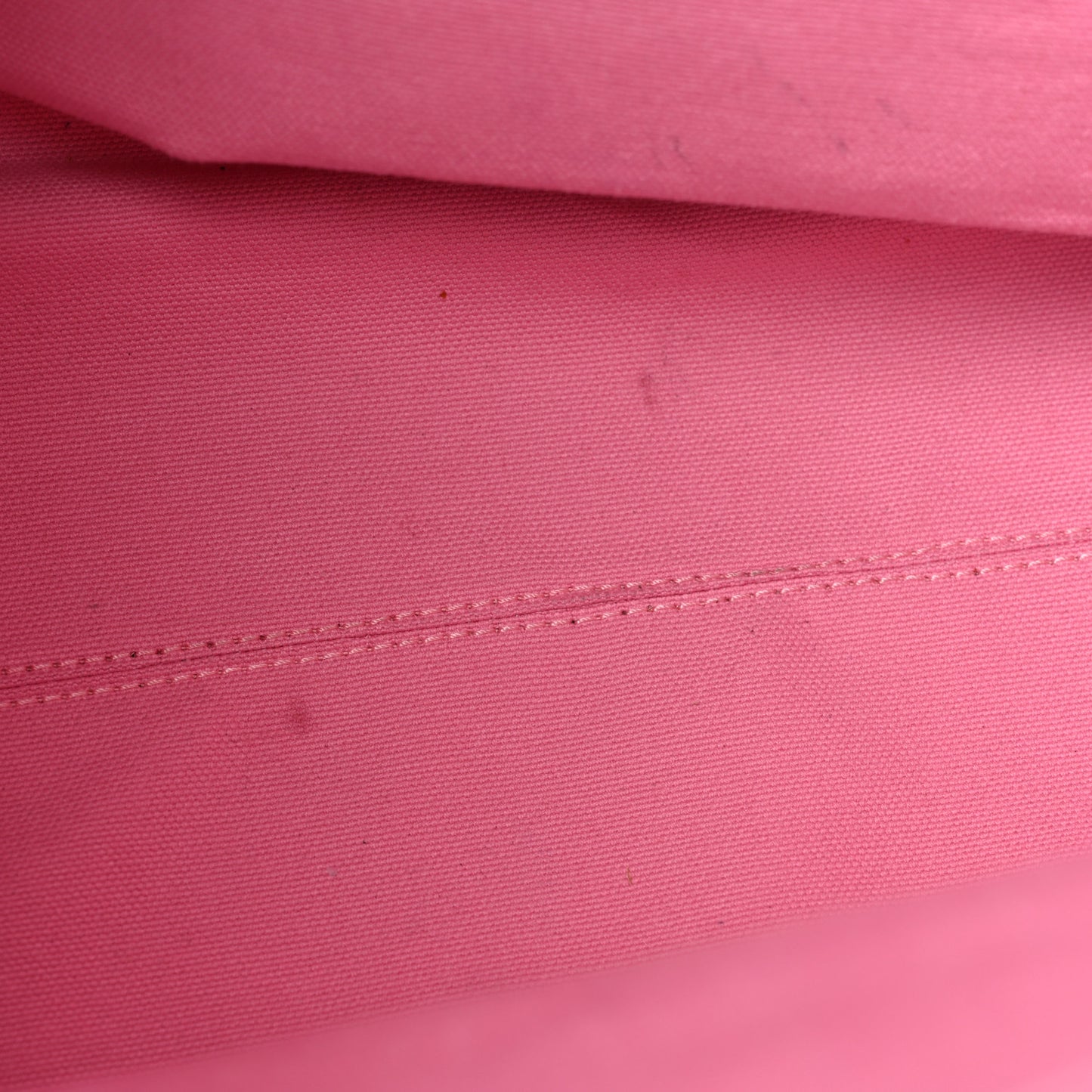 Canvas Suppler Calfskin Cabas GV Signature Tote Pink