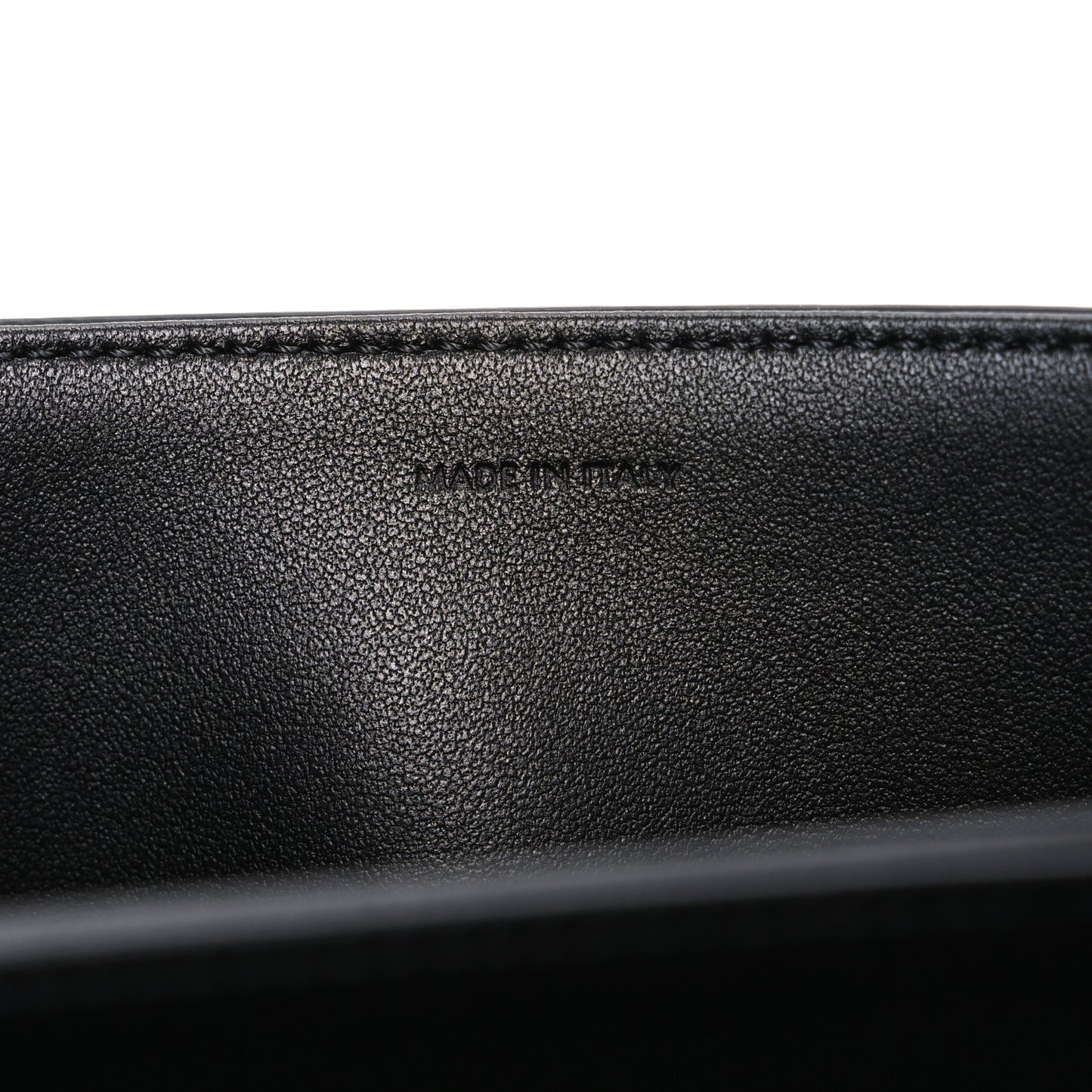 Shiny Calfskin Medium Triomphe Black