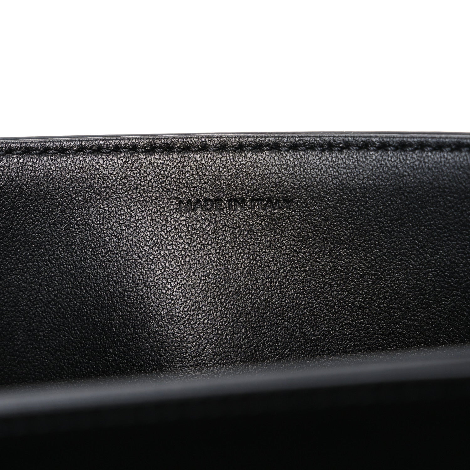 Celine Shiny Calfskin Medium Triomphe Black 7 of 10