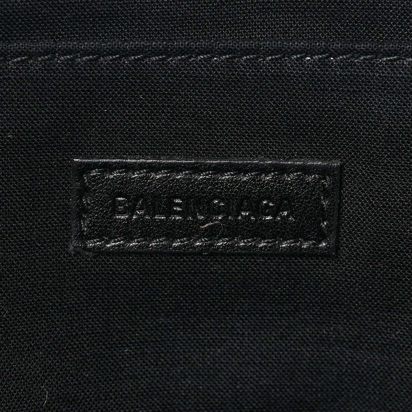 Nylon Political Campaign Logo Embroidered Zip Pouch Bleu Pacifique