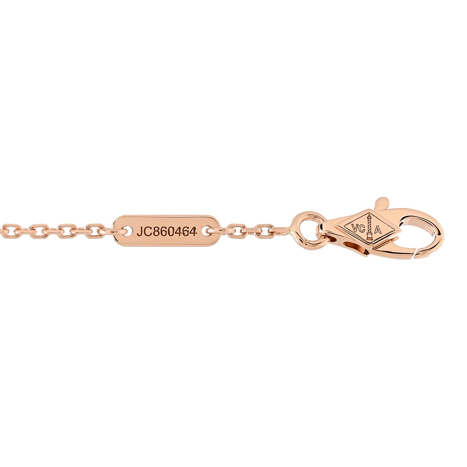 Van Cleef & Arpels 18K Rose Gold Ruby Mini Frivole Bracelet 4 of 5