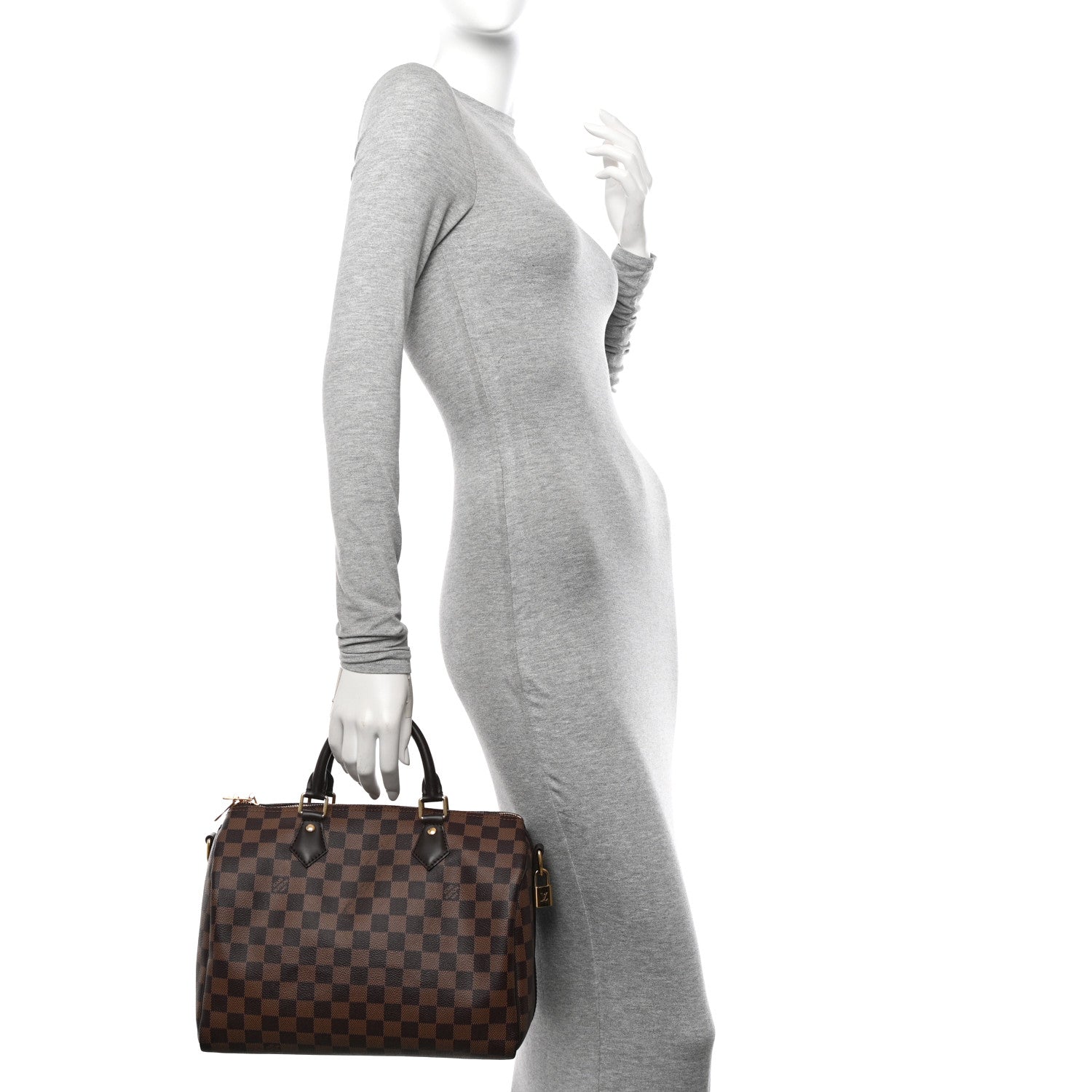 Louis Vuitton Damier Ebene Speedy Bandouliere 30 3 of 13