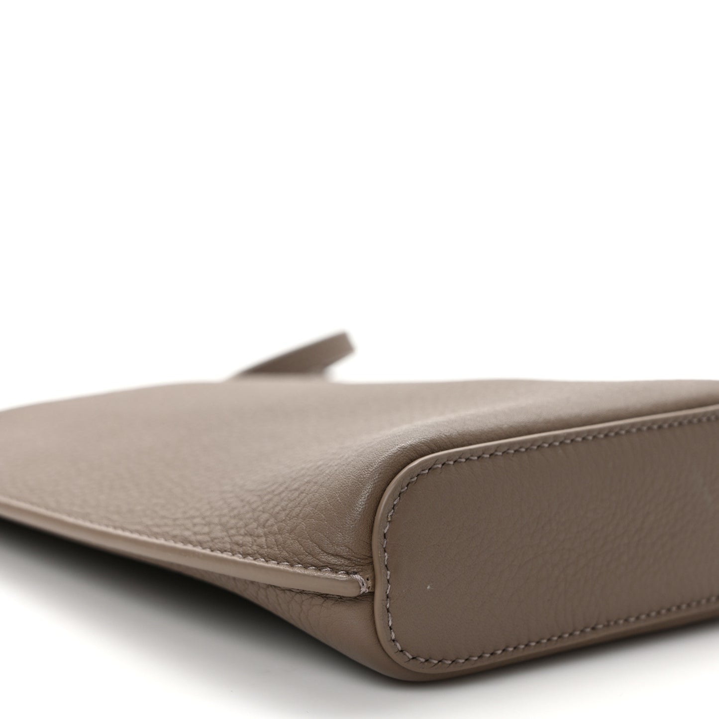 Grained Calfskin Bale Phone Case Warm Mastic