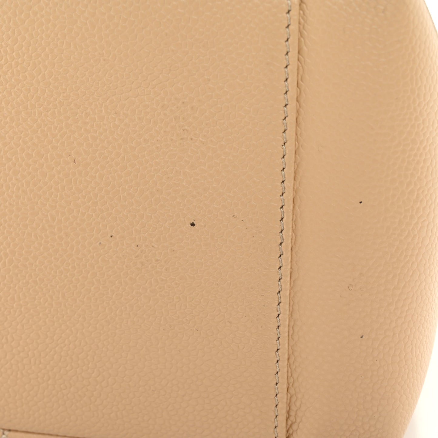 Caviar Quilted Grand Shopping Tote GST Beige