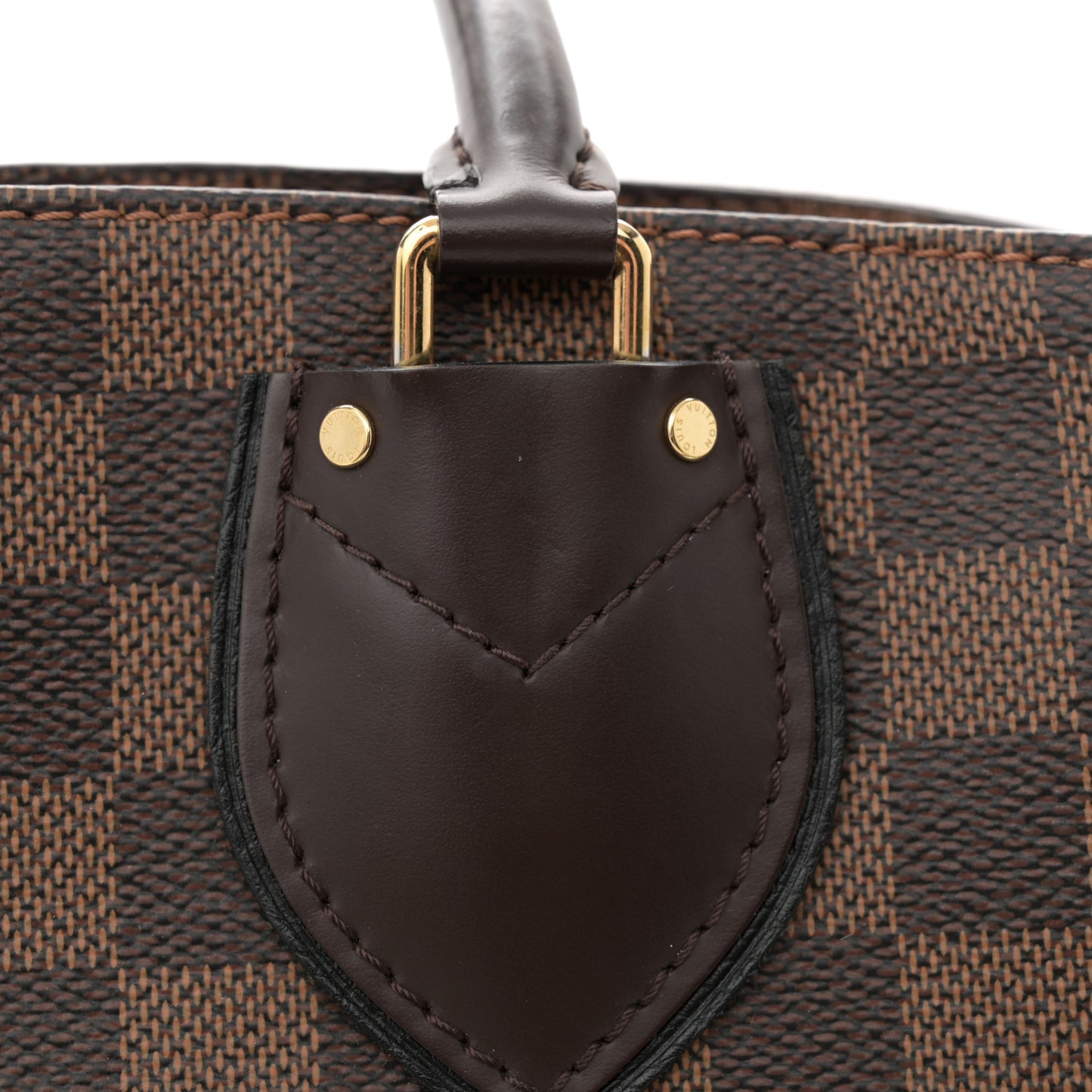 Cuir Taurillon Damier Ebene Normandy Black