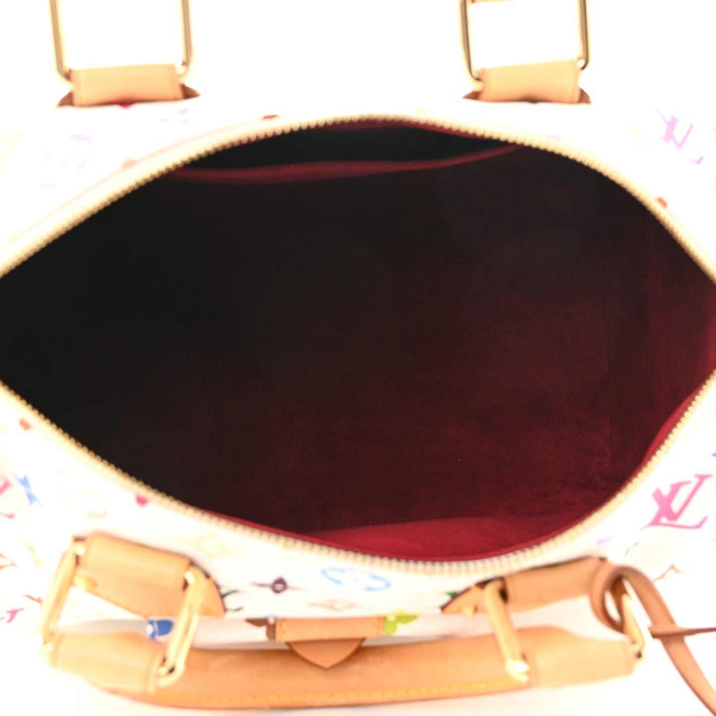 Monogram Multicolor Speedy 30 White