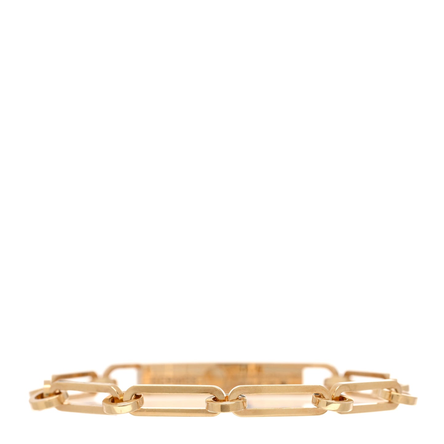 18K Rose Gold Diamond Pave PM Kelly Chaine Bracelet SH