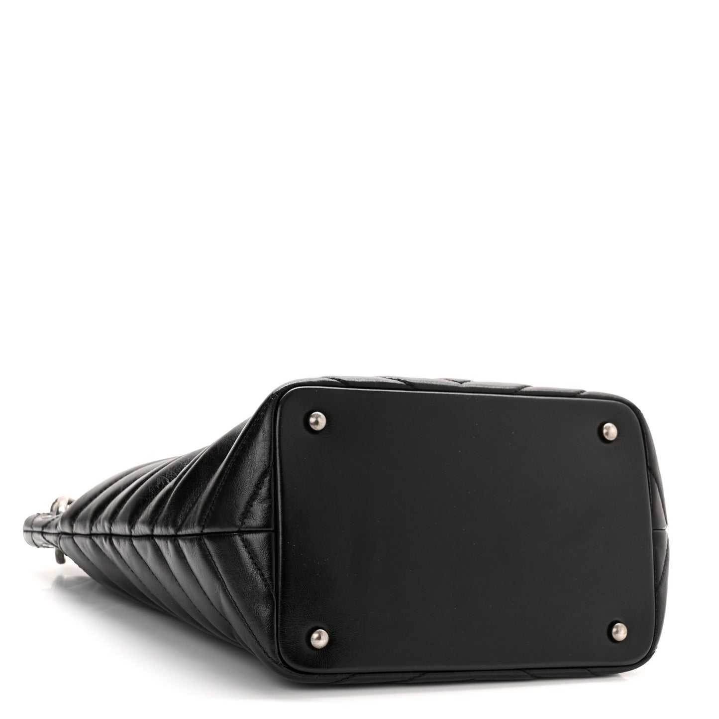 Aged Calfskin Quilted Mad About Quilting Small Hobo Black