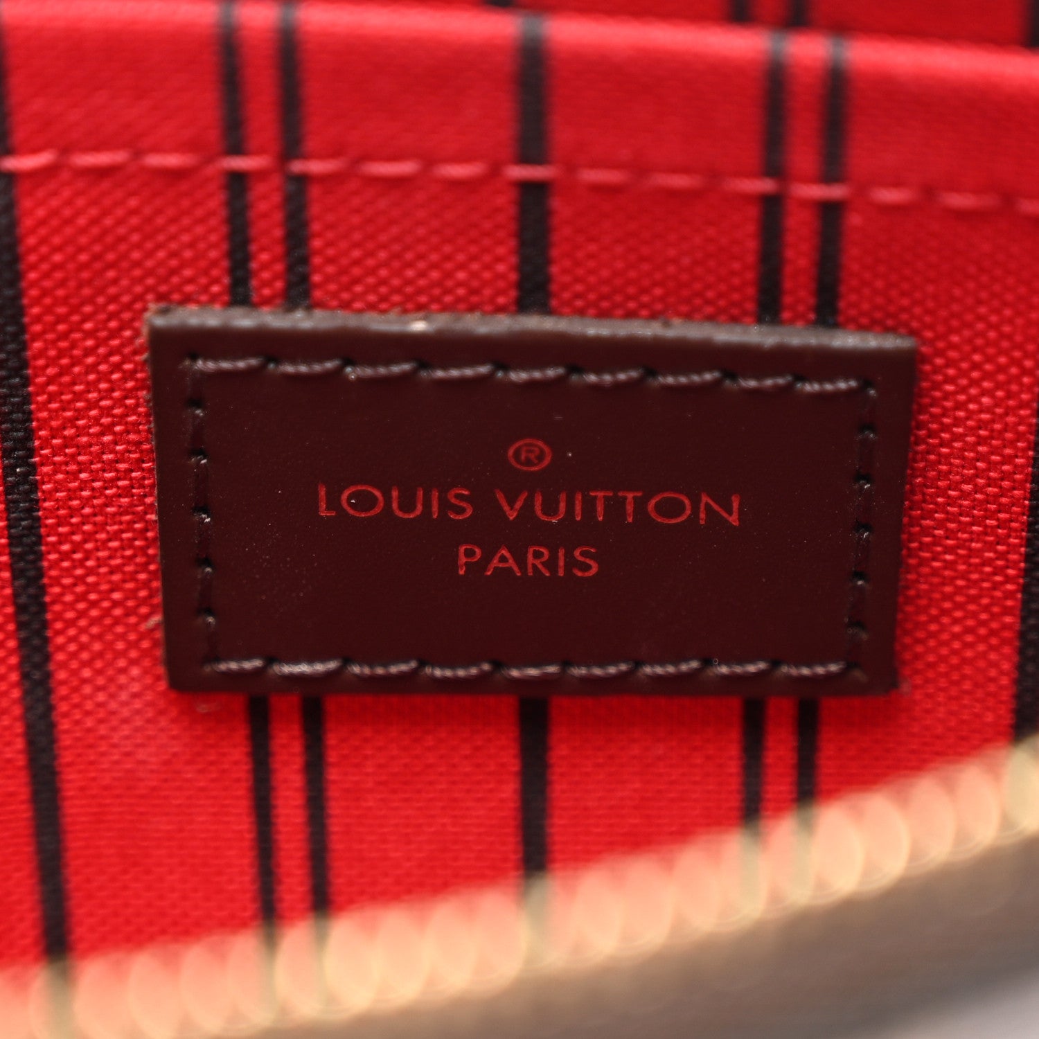 Louis Vuitton Damier Ebene Neverfull MM GM Pochette 6 of 7