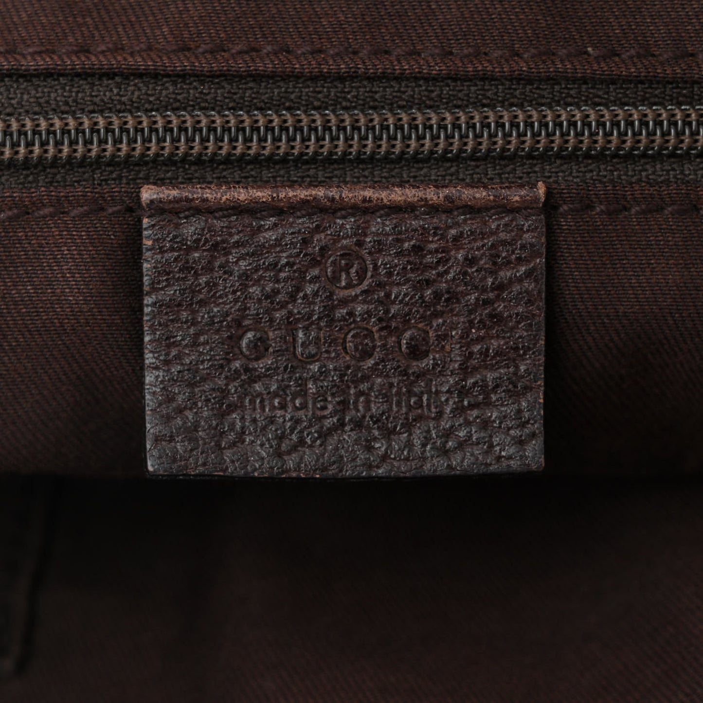 Monogram Small Abbey Tote Dark Brown