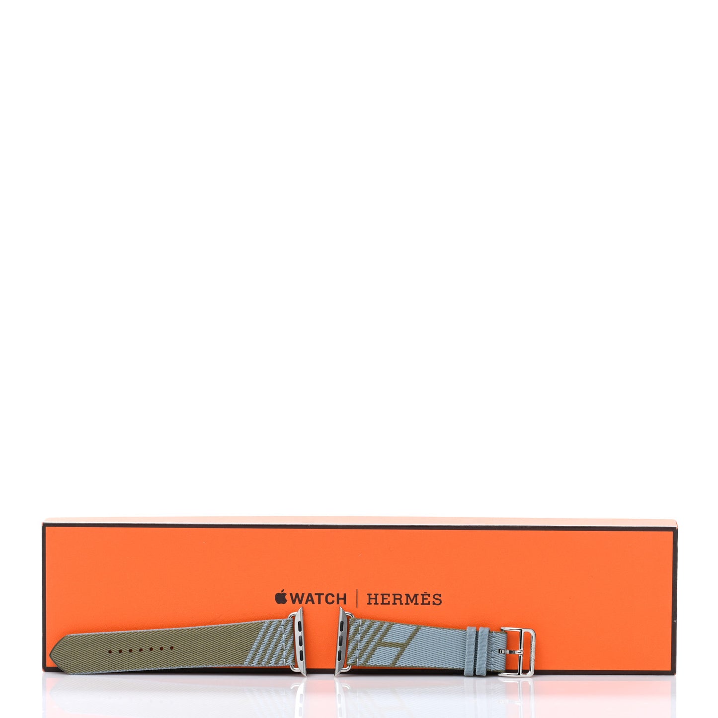Nylon Weave Apple Watch Single Tour Band 40mm Bleu Lin Vert Veronese