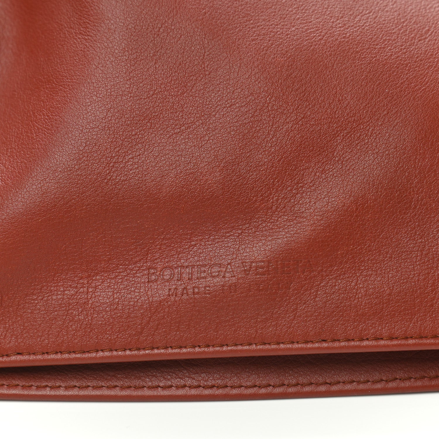 Bottega Veneta Supple Calfskin BV Twist Rust 9 of 11