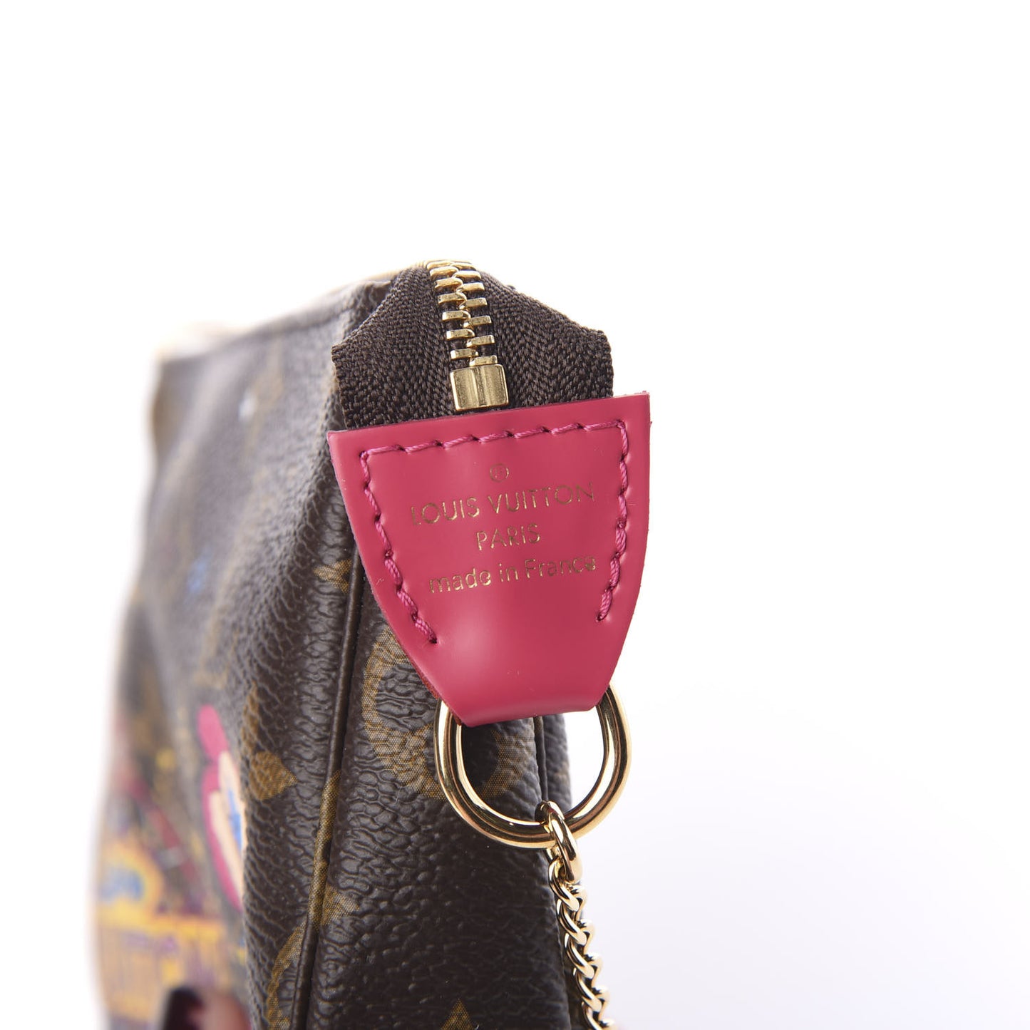 Monogram 2020 Christmas Animation Roller Coaster Mini Pochette Accessories Pivoine