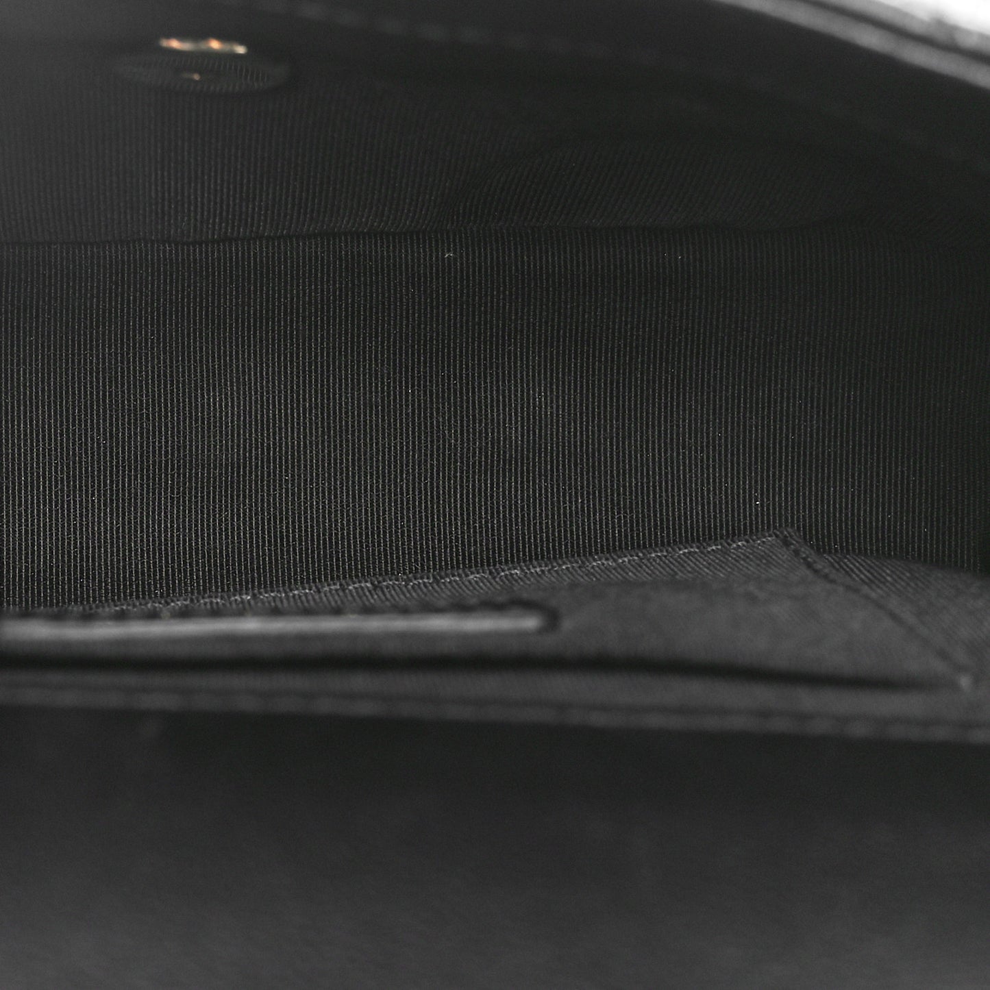 Lambskin Quilted Small My Precious Flap Black
