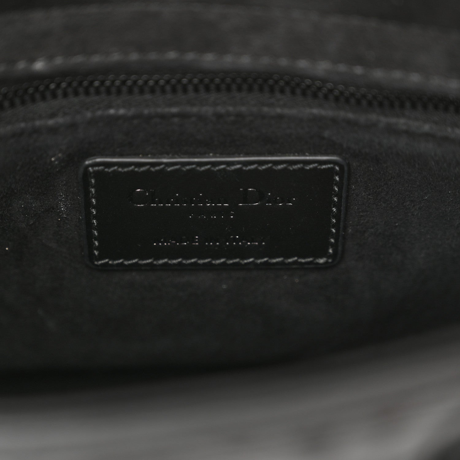 Christian Dior Calfskin Cannage Diamond Small My ABCDior Lady Dior Black 6 of 13