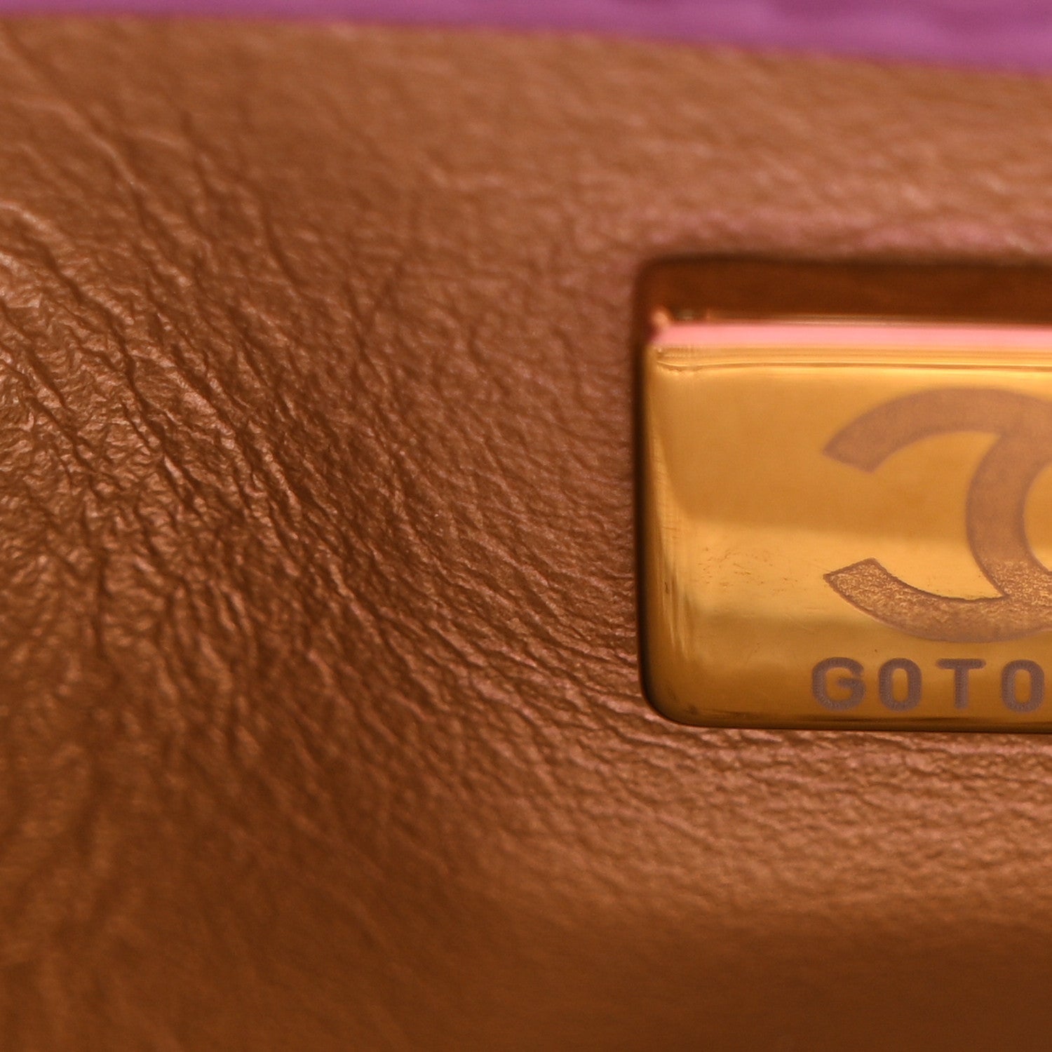 Chanel Lambskin Quilted Mini CC Pearl Crush Flap Purple 7 of 11