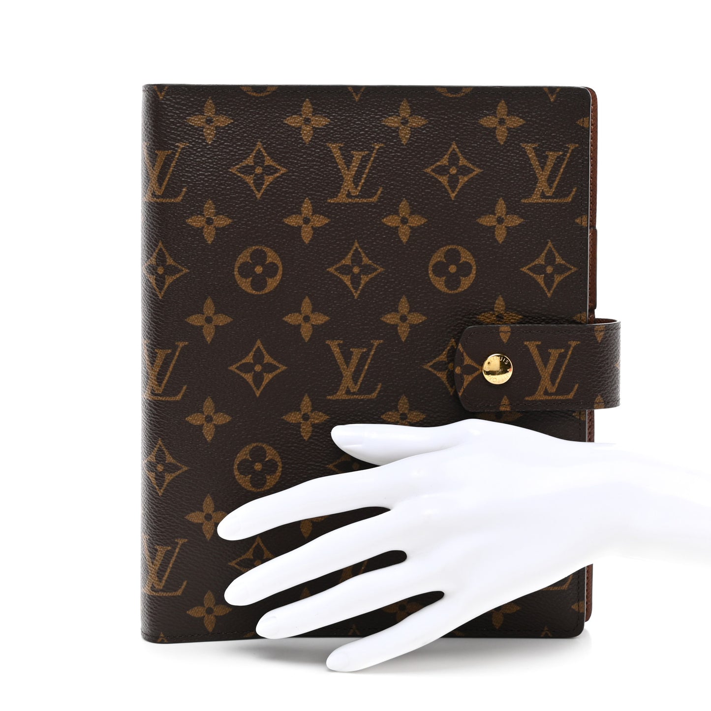 Monogram Large Ring Agenda Cover