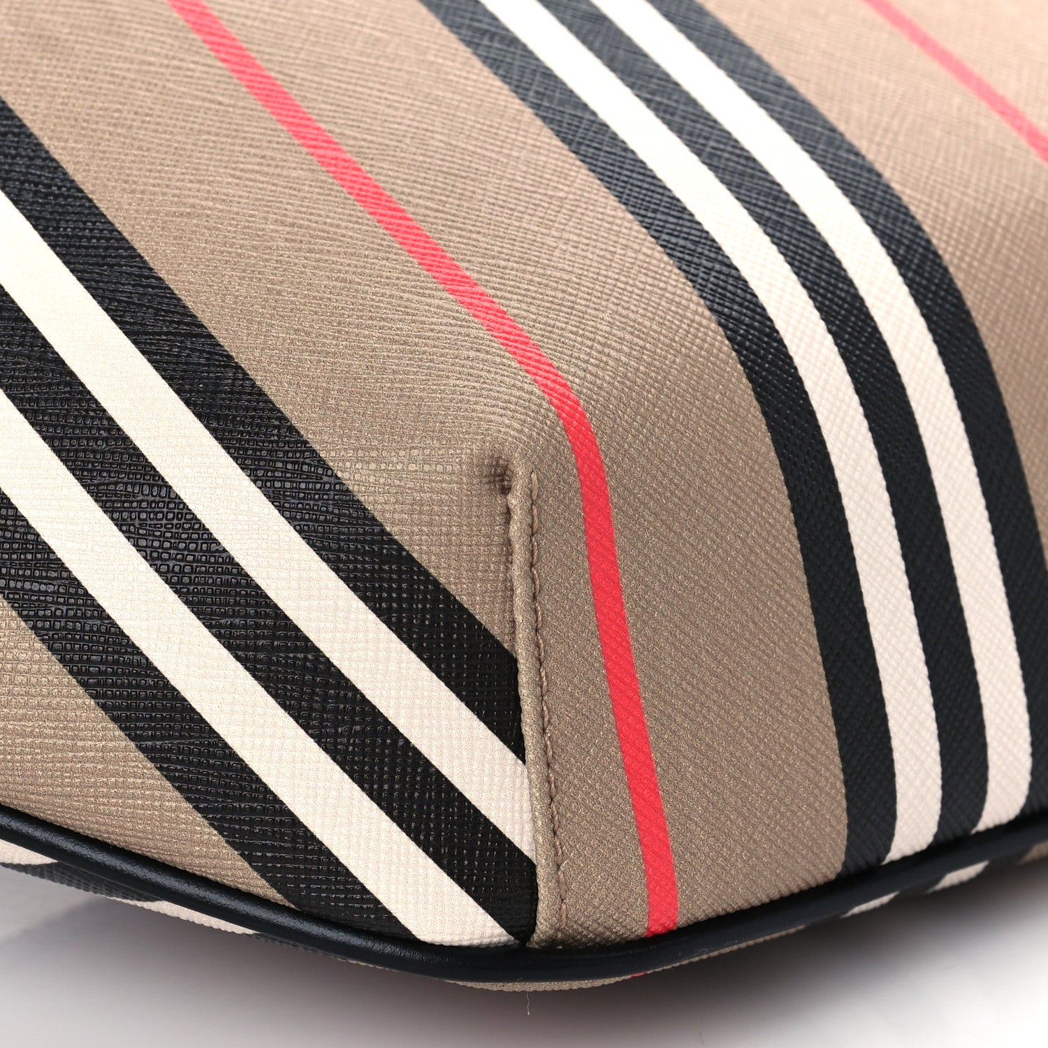 Burberry E-Canvas Icon Stripe Sonny Bum Bag Archive Beige 8 of 9