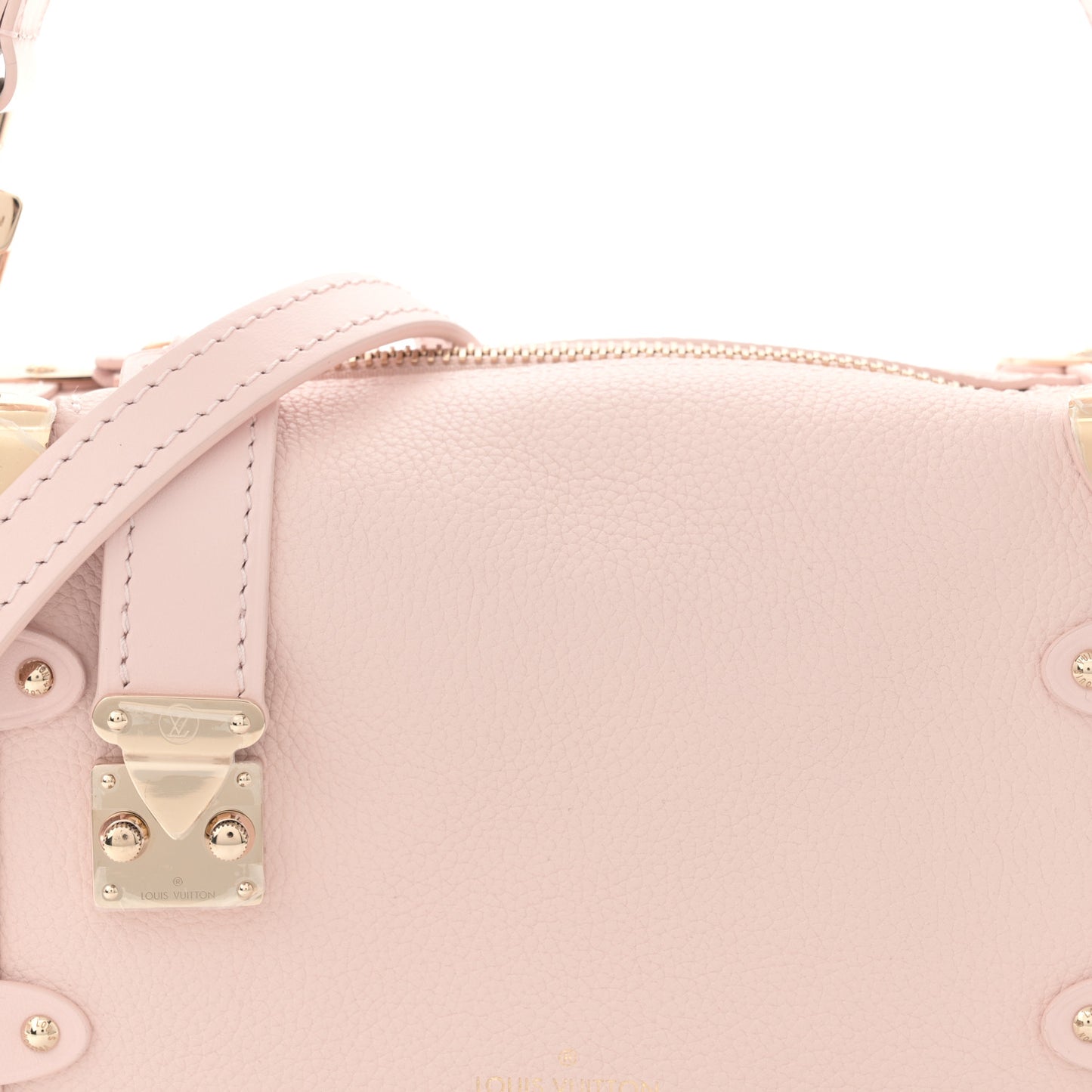 Calfskin Side Trunk PM Pink Pearl