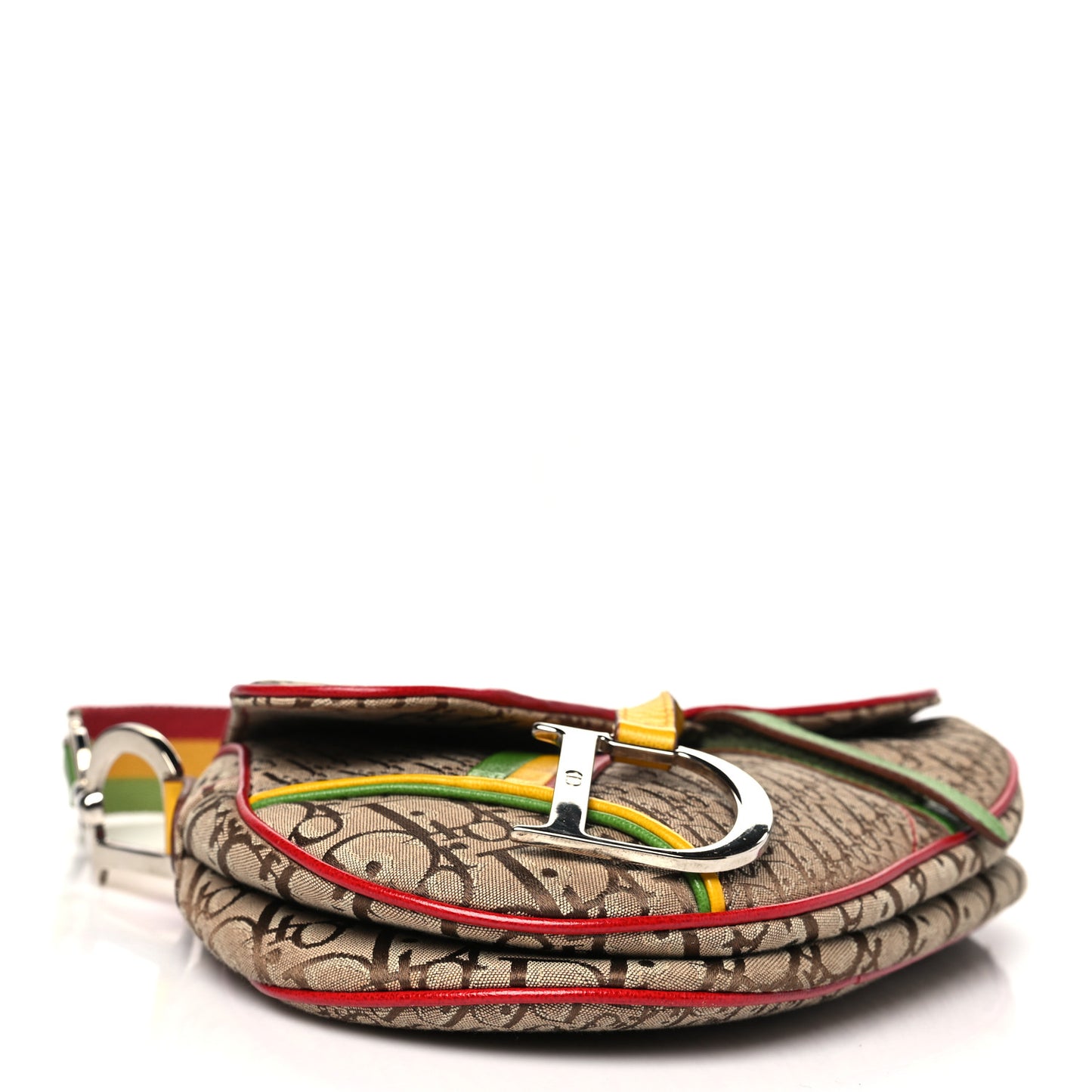 Monogram Rasta Saddle Bag Beige