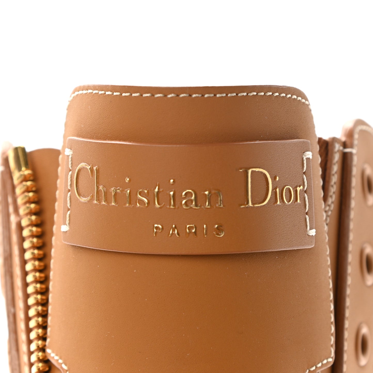 Matte Calfskin Bold Boots 39 Ochre Brown
