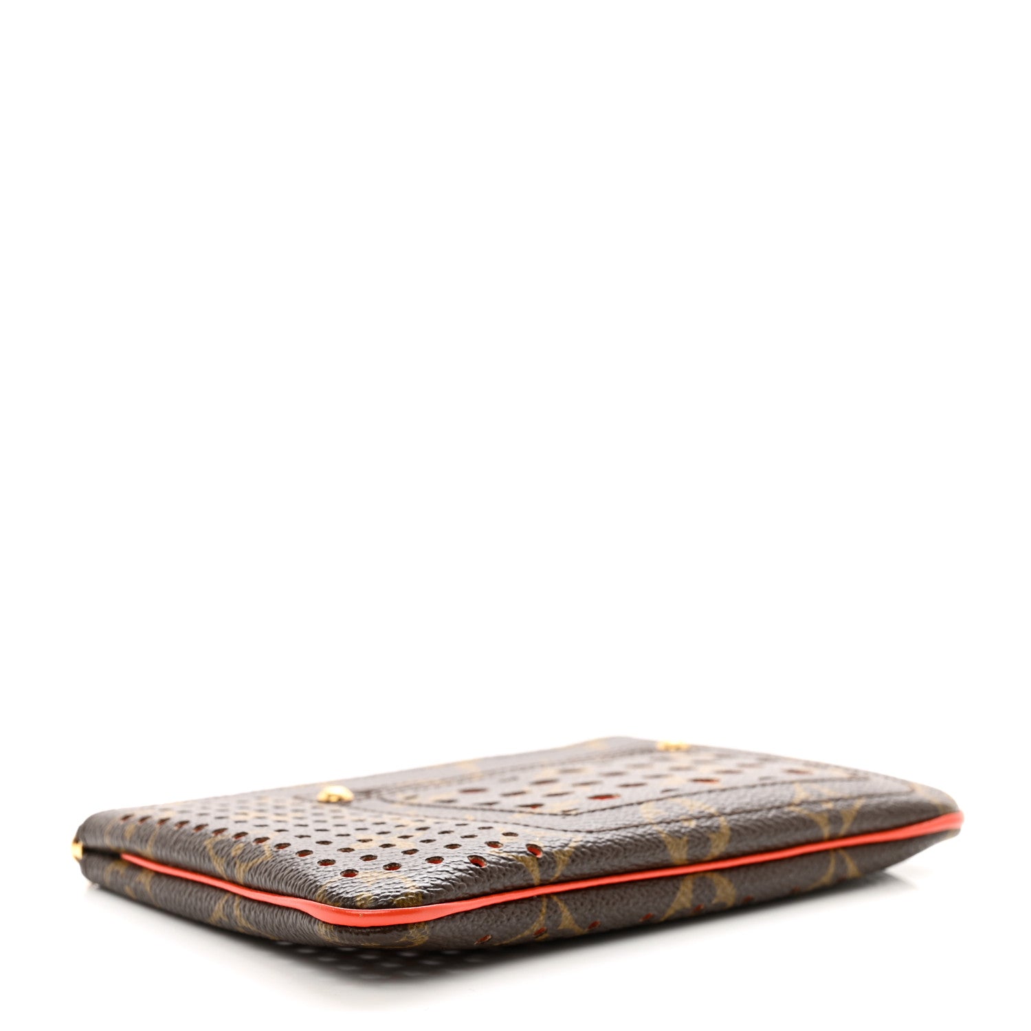Louis Vuitton Monogram Perforated Pochette Plat Orange 5 of 7