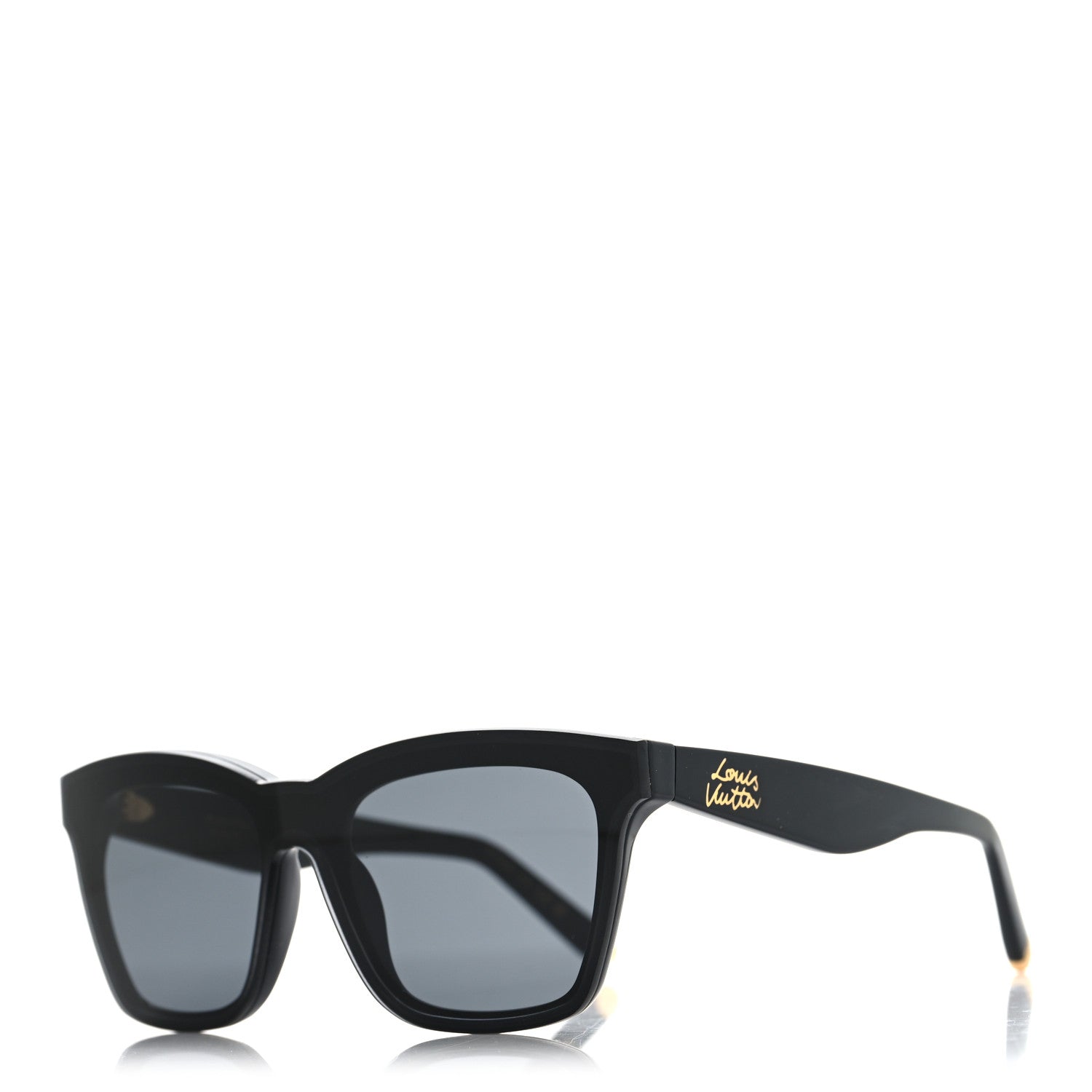 Louis Vuitton Acetate Nylon LV Script Square Sunglasses Z2970W